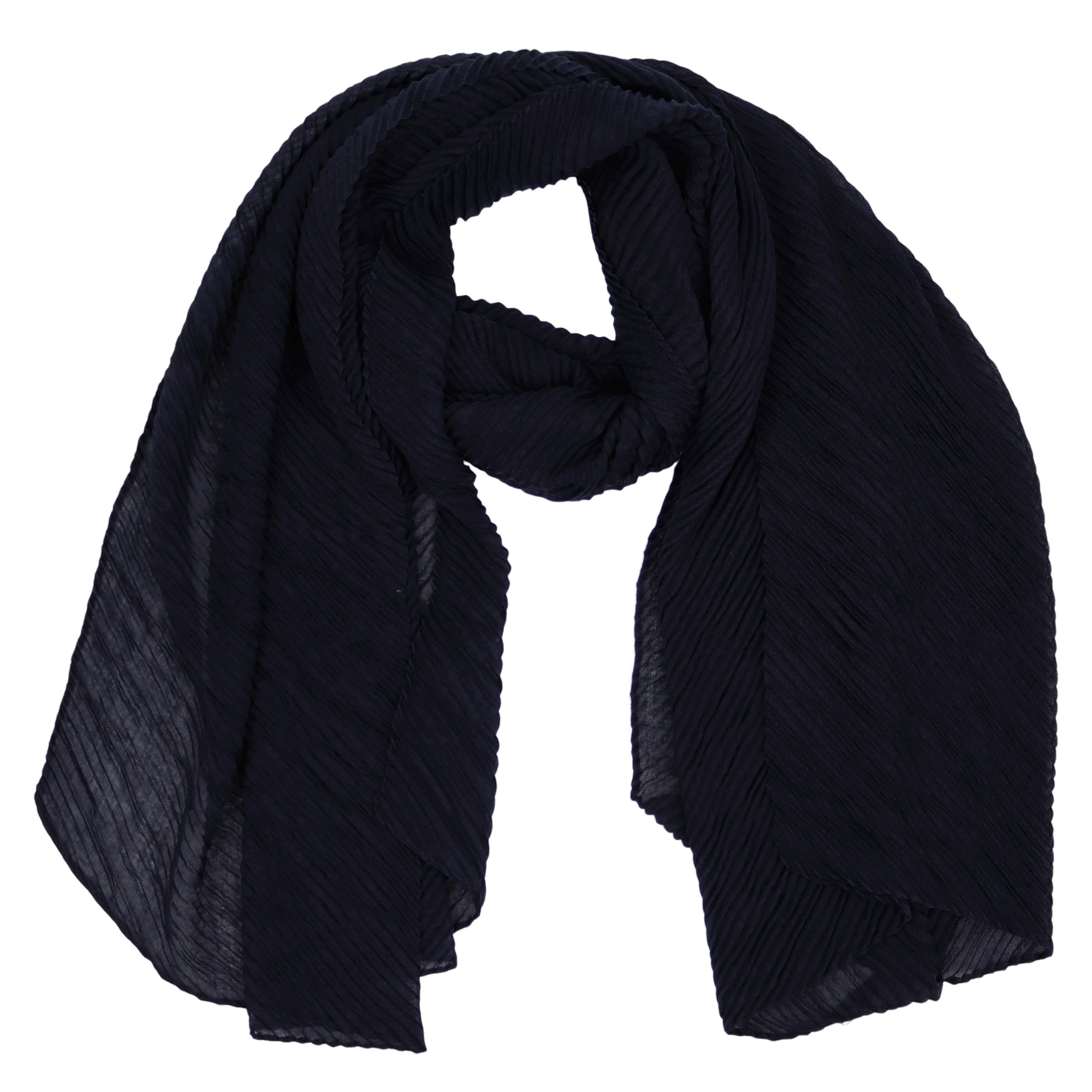 MIRROSI Modeschal Damen Gekreppter Schal Unifarbe günstig online kaufen