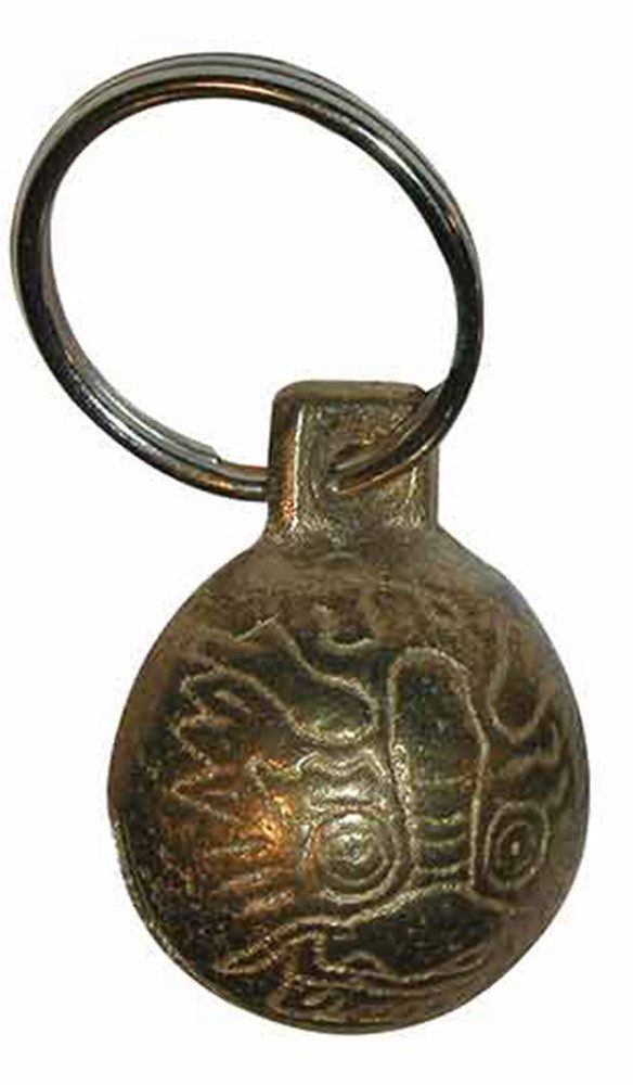 AKAH Hundehalsband-Anhänger AKAH Ortungsglöckchen 30 mm – für Hundehalsband, Messing