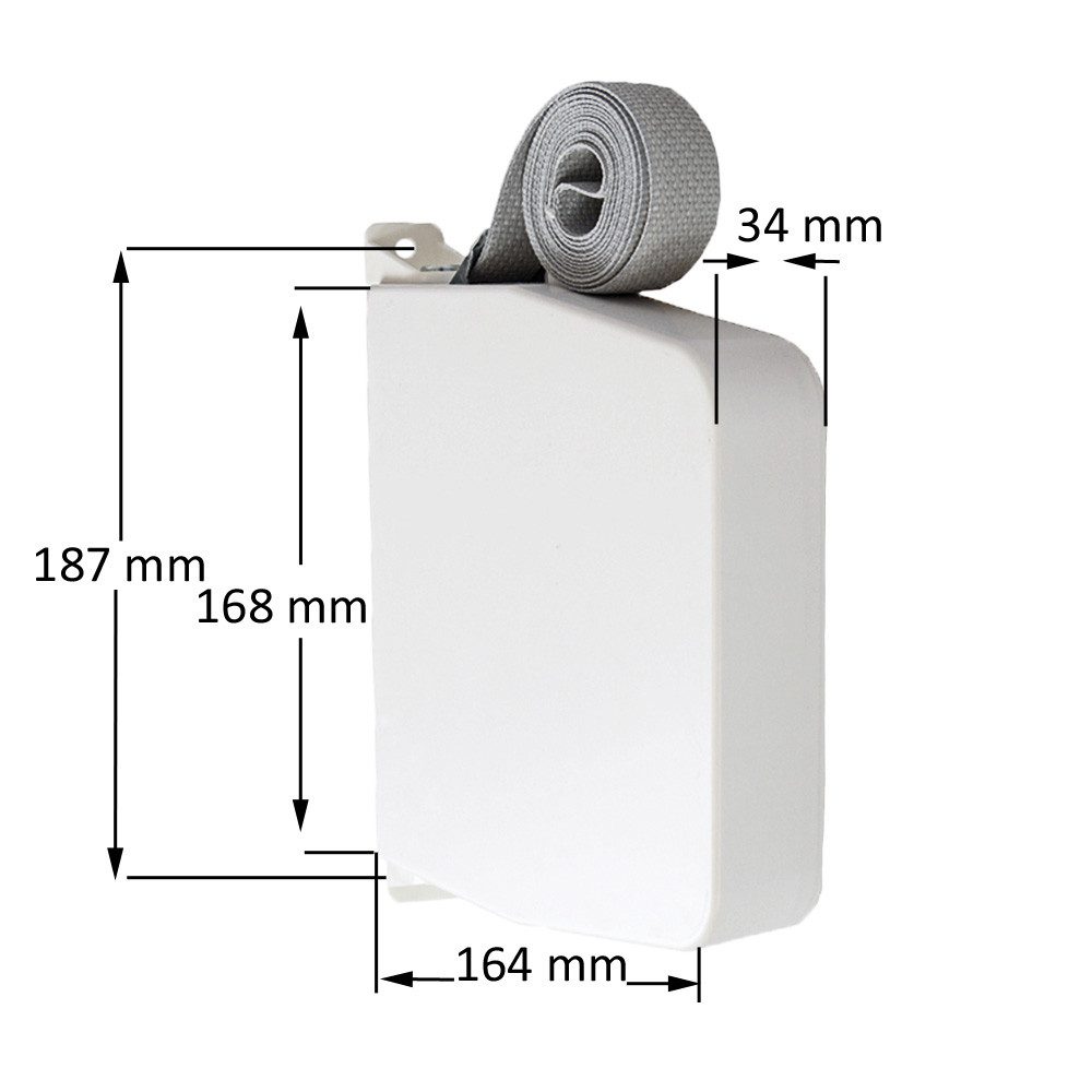 Inovatec Aufputz-Gurtwickler INOVATEC Rollladen Gurtwickler Maxi 11 m Gurtb günstig online kaufen
