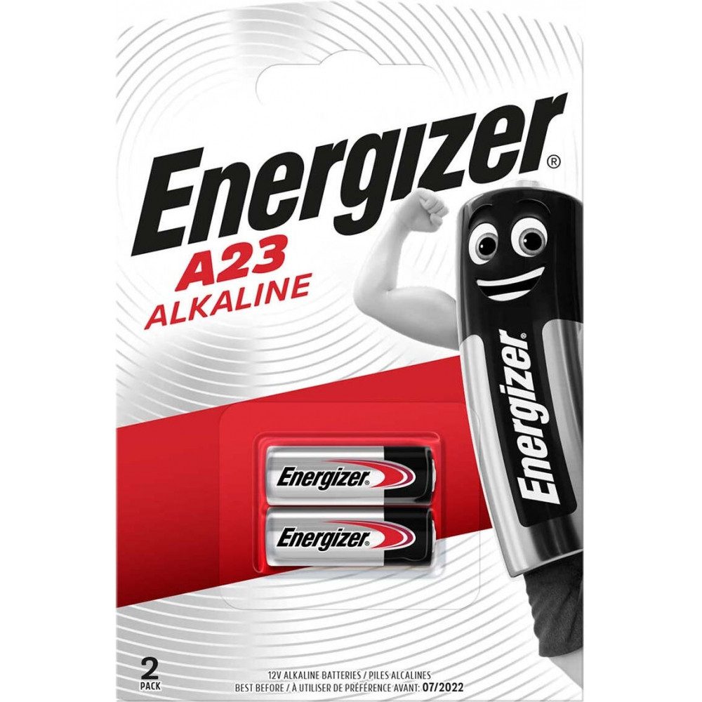 Energizer Energizer A23 Batterie 2er Blister für Geräte. Akku Energizer A23 Batterie 2er Blister (12V V), Quecksilberfreie Batterie