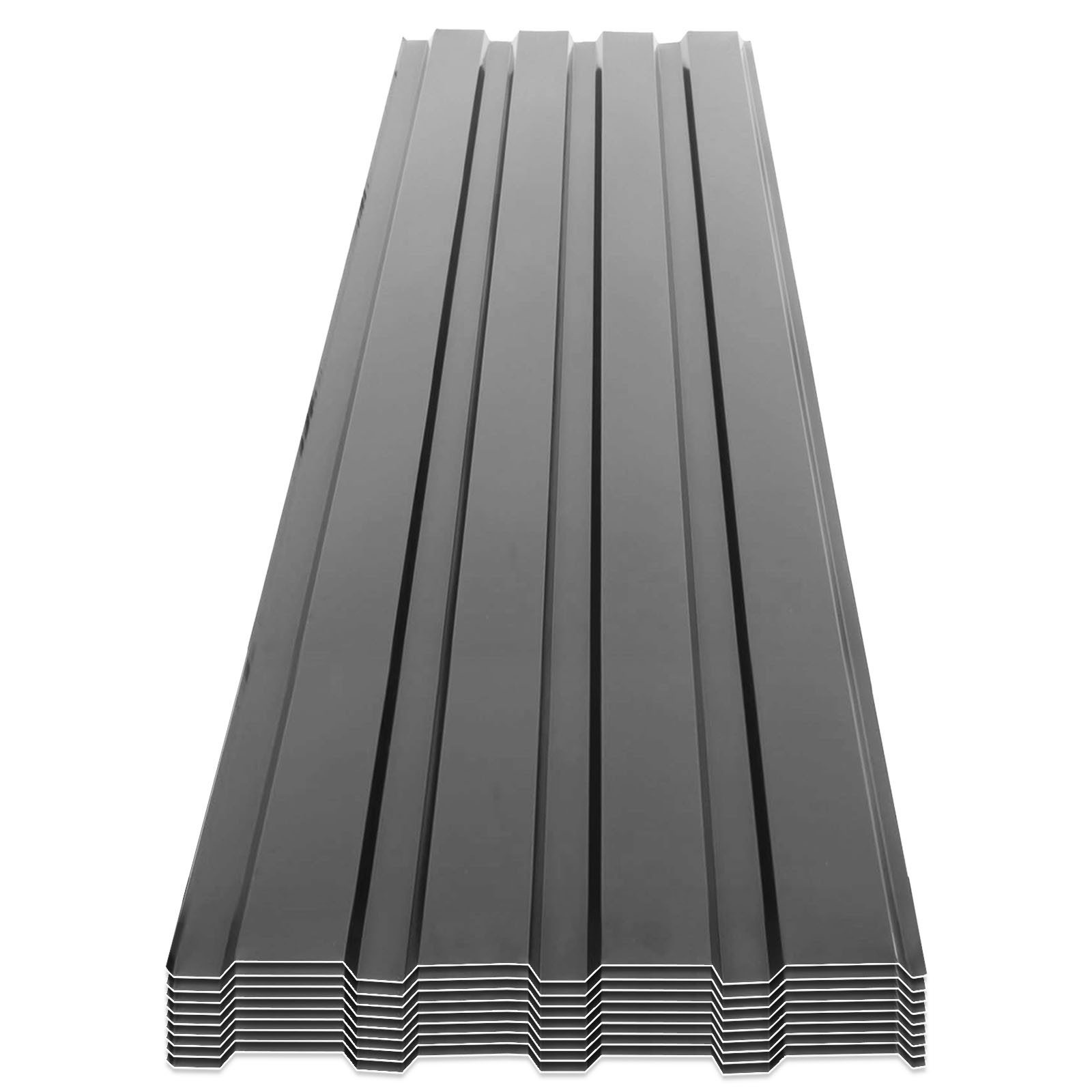 Kubus Trapezblech 15er Set, Dachplatten in Stärke 0,25 mm, 115 x 45 cm
