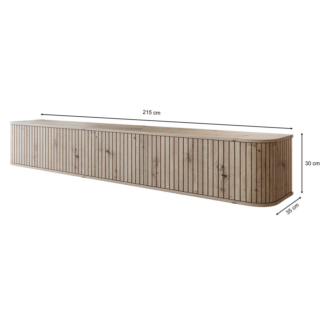 MOEBLINE Lowboard Hängender TV Kommode ZILLO günstig online kaufen