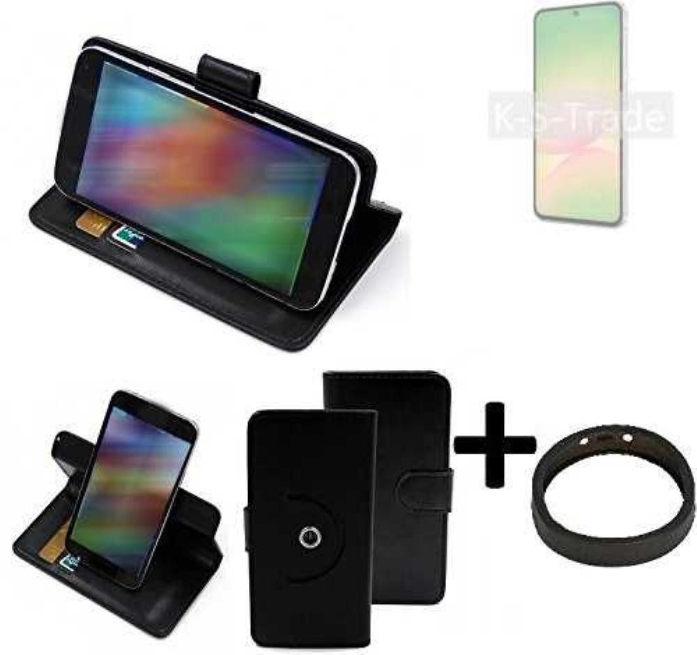K-S-Trade Handyhülle für Samsung Galaxy A56 5G, Case Schutz Hülle + Bumper Handy Hülle Flipcase Smartphone Cover