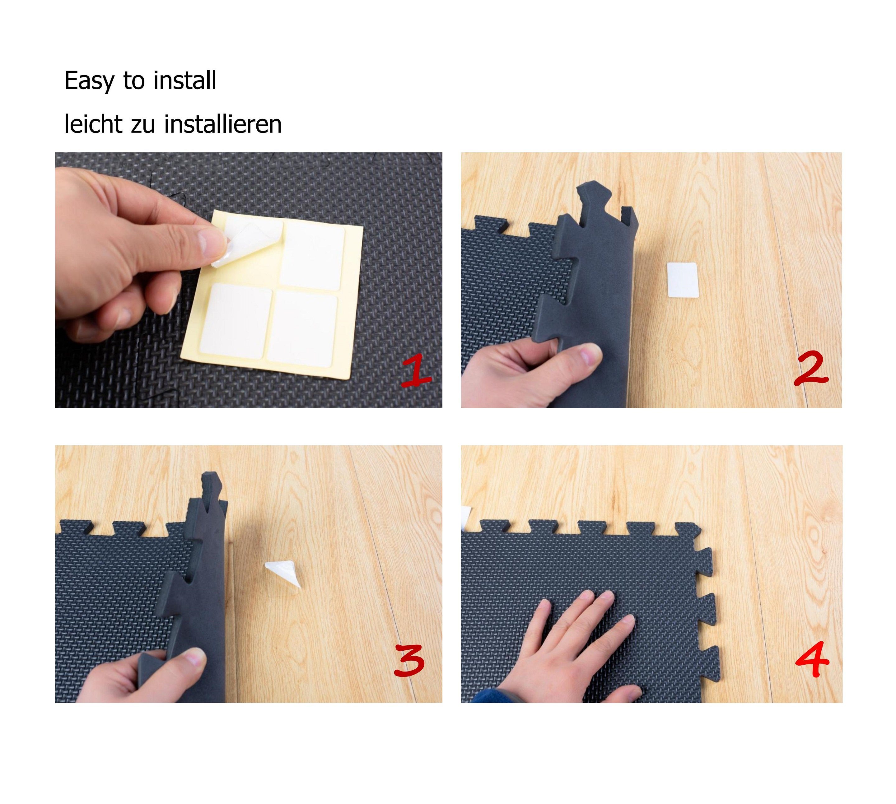 BodenMax Möbelfuß (24 24-St), verbunden Stück, einem auf auf Pads, Anti-Rutsch Tablett
