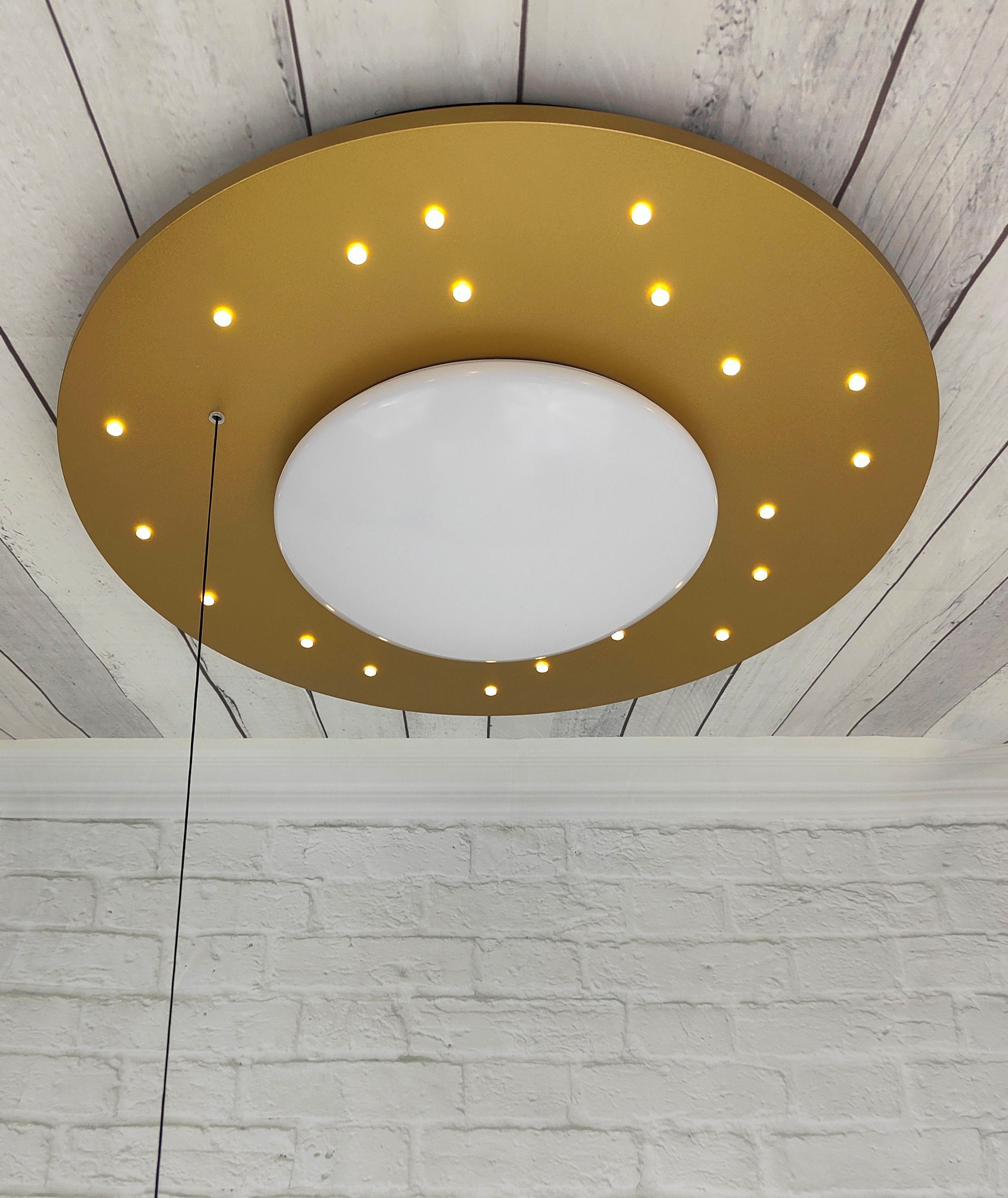 niermann Deckenleuchte Starlight, Nachtlichtfunktion, ohne Leuchtmittel, E27 Fassung für einfachen Leuchtmittelwechsel