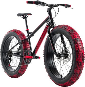 KS Cycling Fatbike SNW2458, 6 Gang Shimano Tourney Schaltwerk, Kettenschaltung