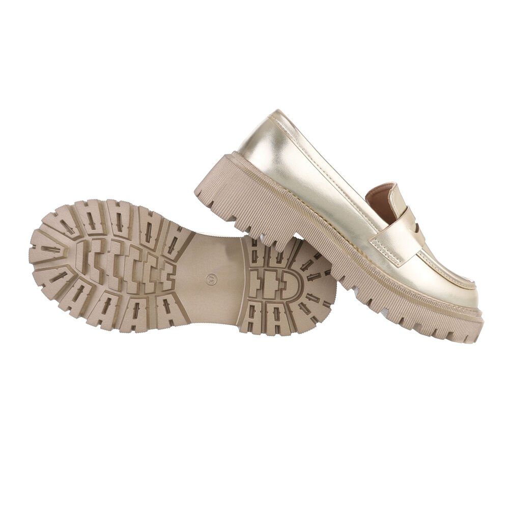 Ital-Design Damen Mokassins Freizeit Slipper (84018734) günstig online kaufen