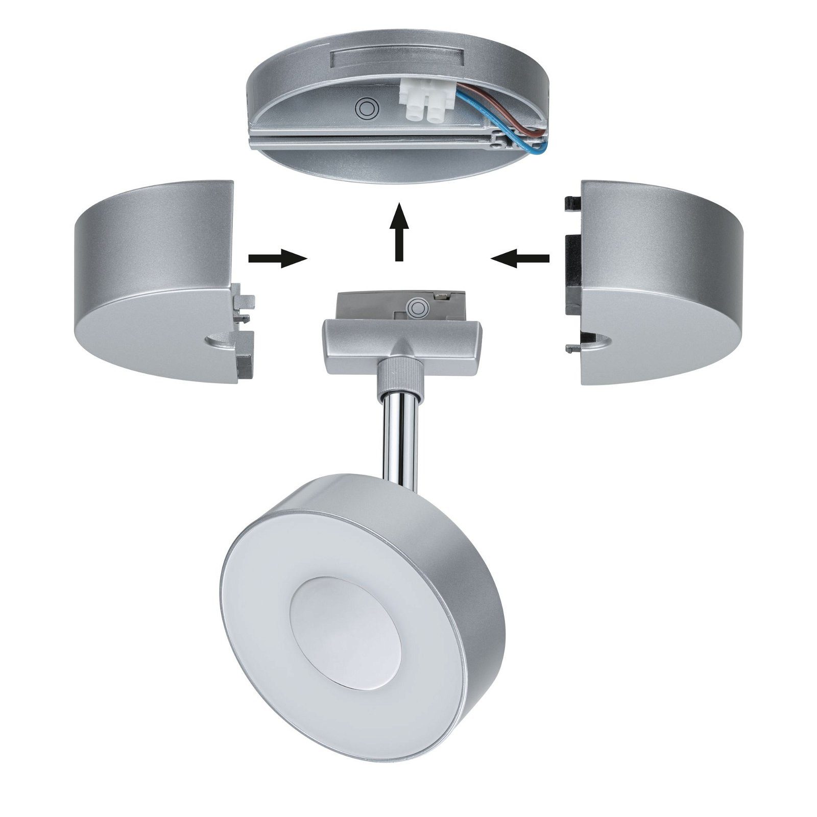 Paulmann Stromschienensystem URail Schienenspot Base Einzelspot max. 50W 230V, (1-tlg)