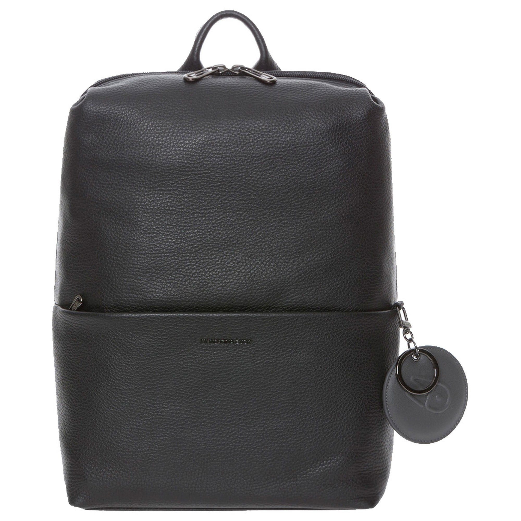 Mandarina Duck Rucksack Mellow Leather - Rucksack 13" 36 cm Leder (black)