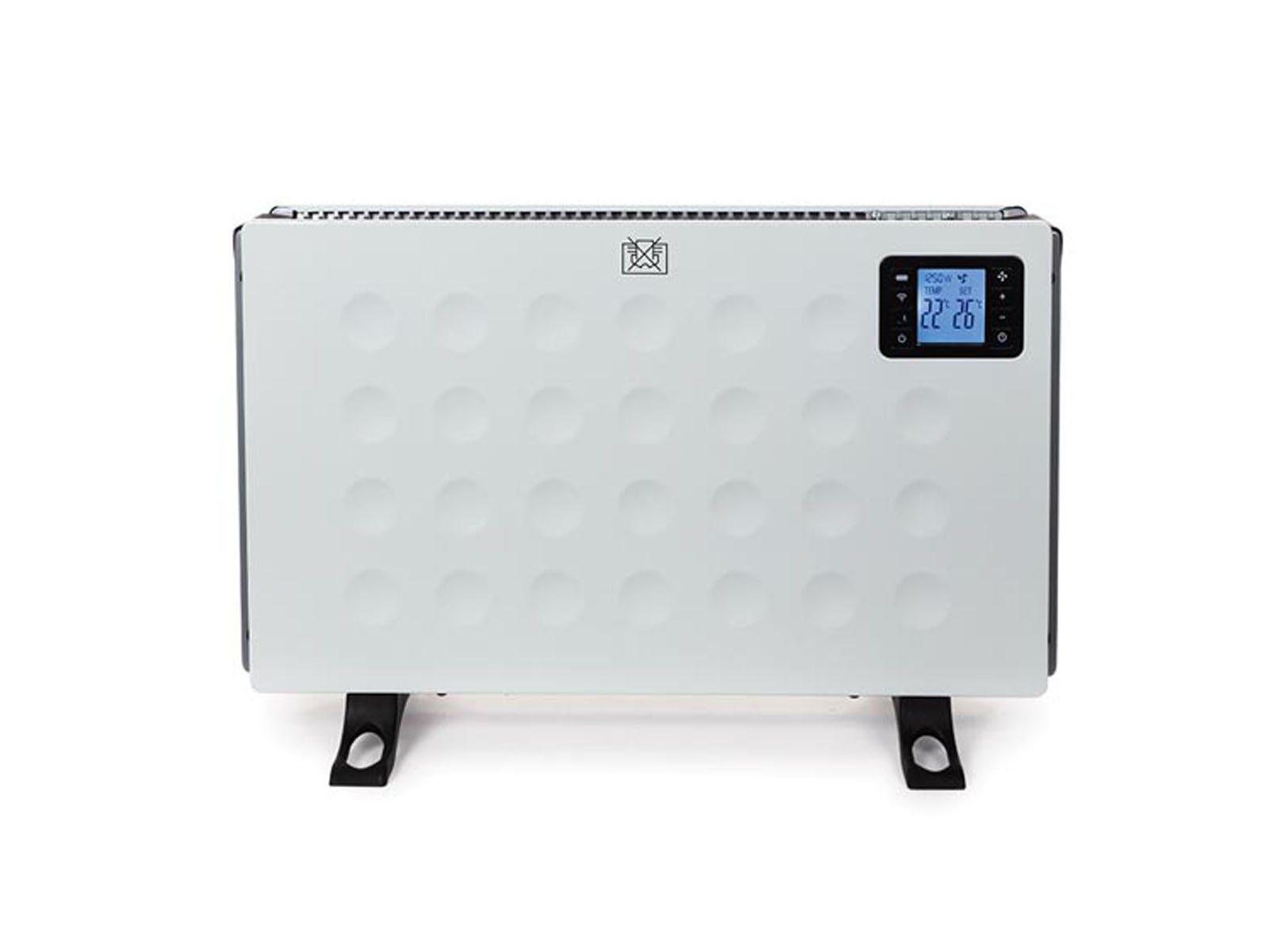 PEREL Konvektor, 2000 W, Smarte Heizung Elektroheizer Design Heizkörper Heizgerät Heizkonvektor
