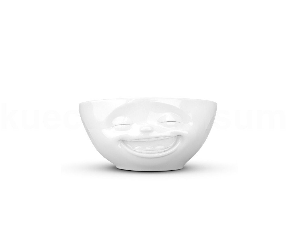 FIFTYEIGHT PRODUCTS Müslischüssel Müslischale 350ml lachend weiß, TV Tasse Schale 02.07 lachend 350 ml weiß | Müslischalen