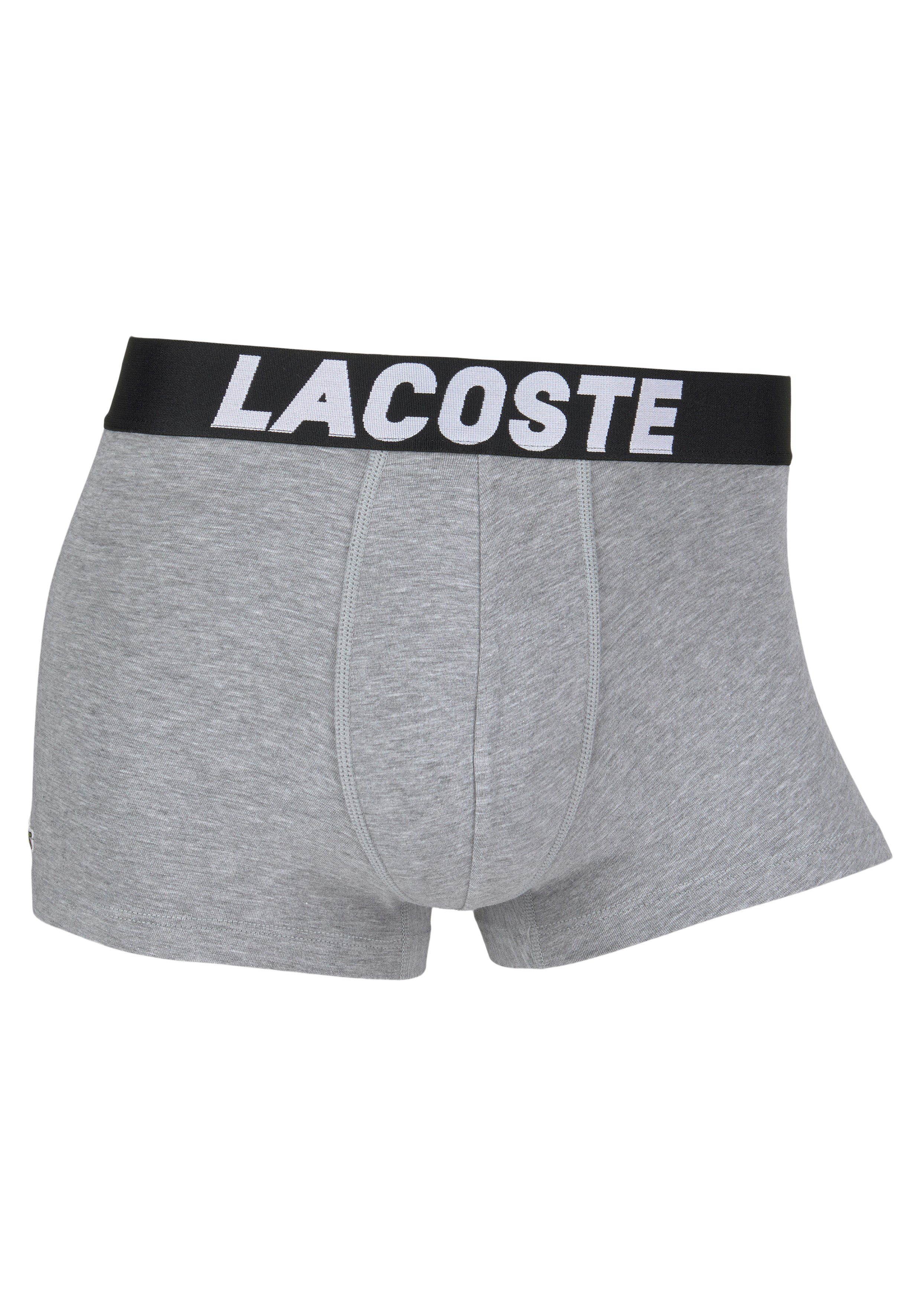 Lacoste Trunk eng Boxershorts Lacoste (Packung, Herren 3er-Pack) aus Premium 3er-Pack Stretch-Baumwolle im