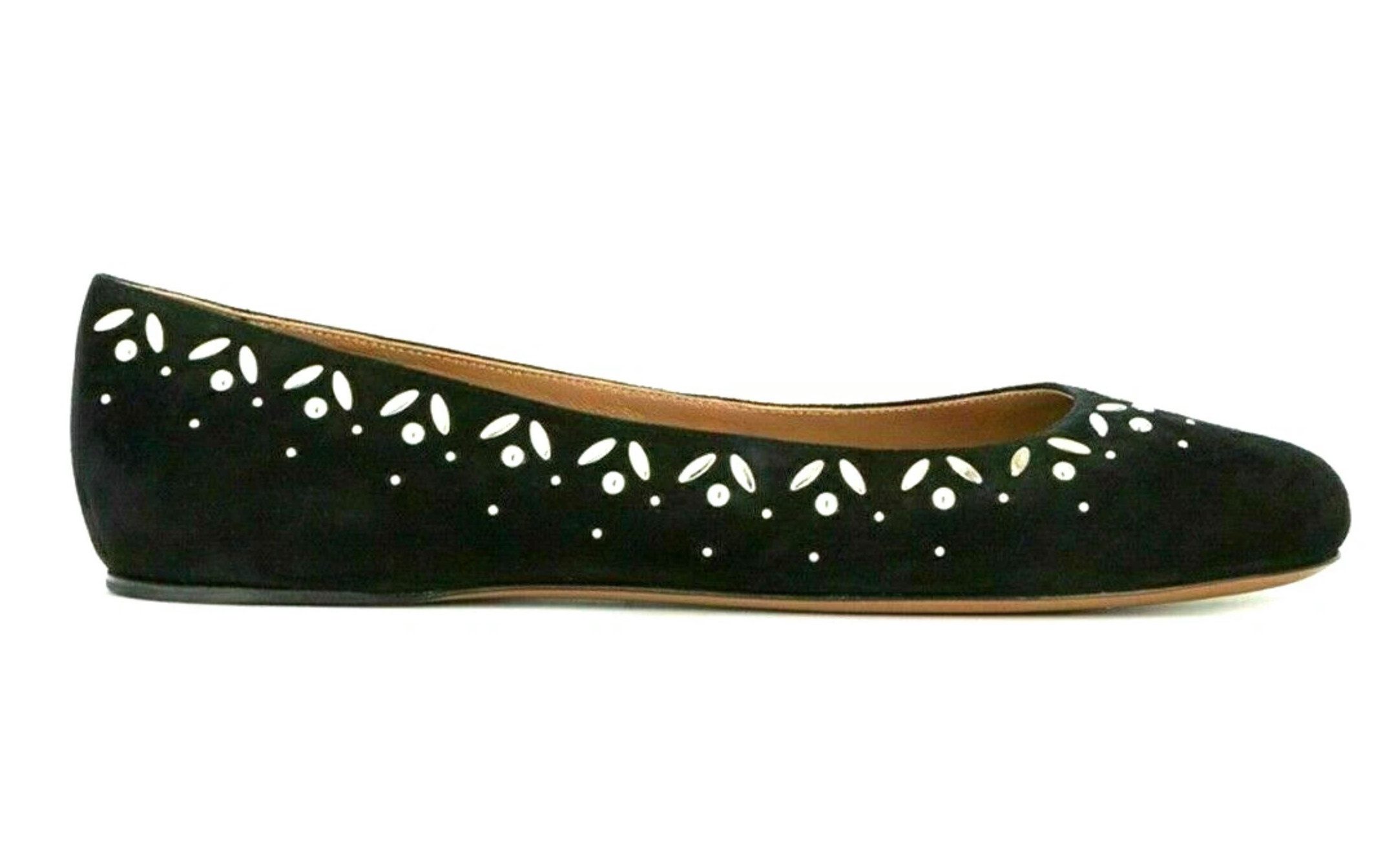 ALAÏA PARIS Laser Cut Sueder Ballerinas Flats Schuhe 38 Sneaker Ballerinas