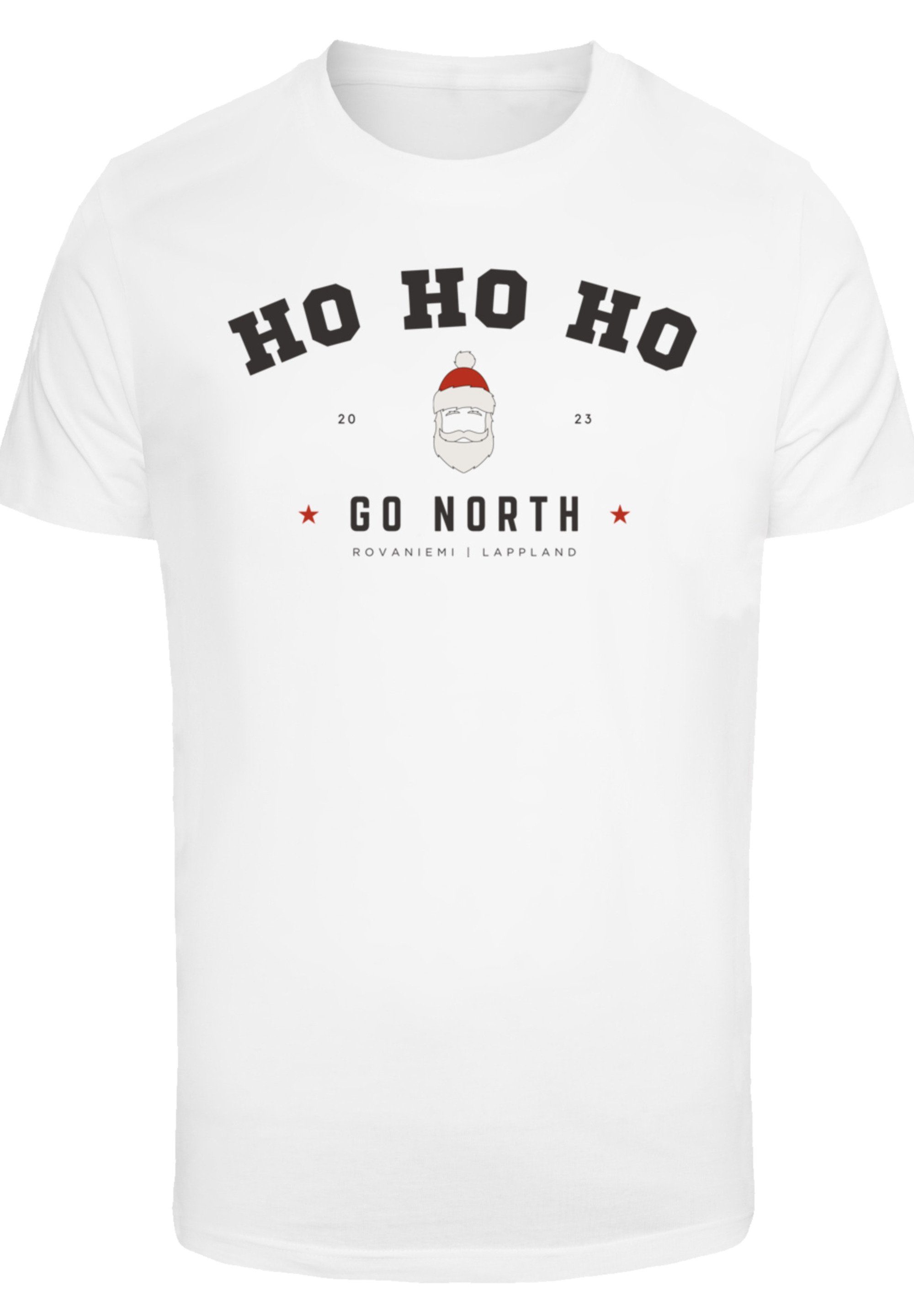 Claus F4NT4STIC Ho Geschenk, Logo Weihnachten, Weihnachten Ho Santa T-Shirt Ho weiß