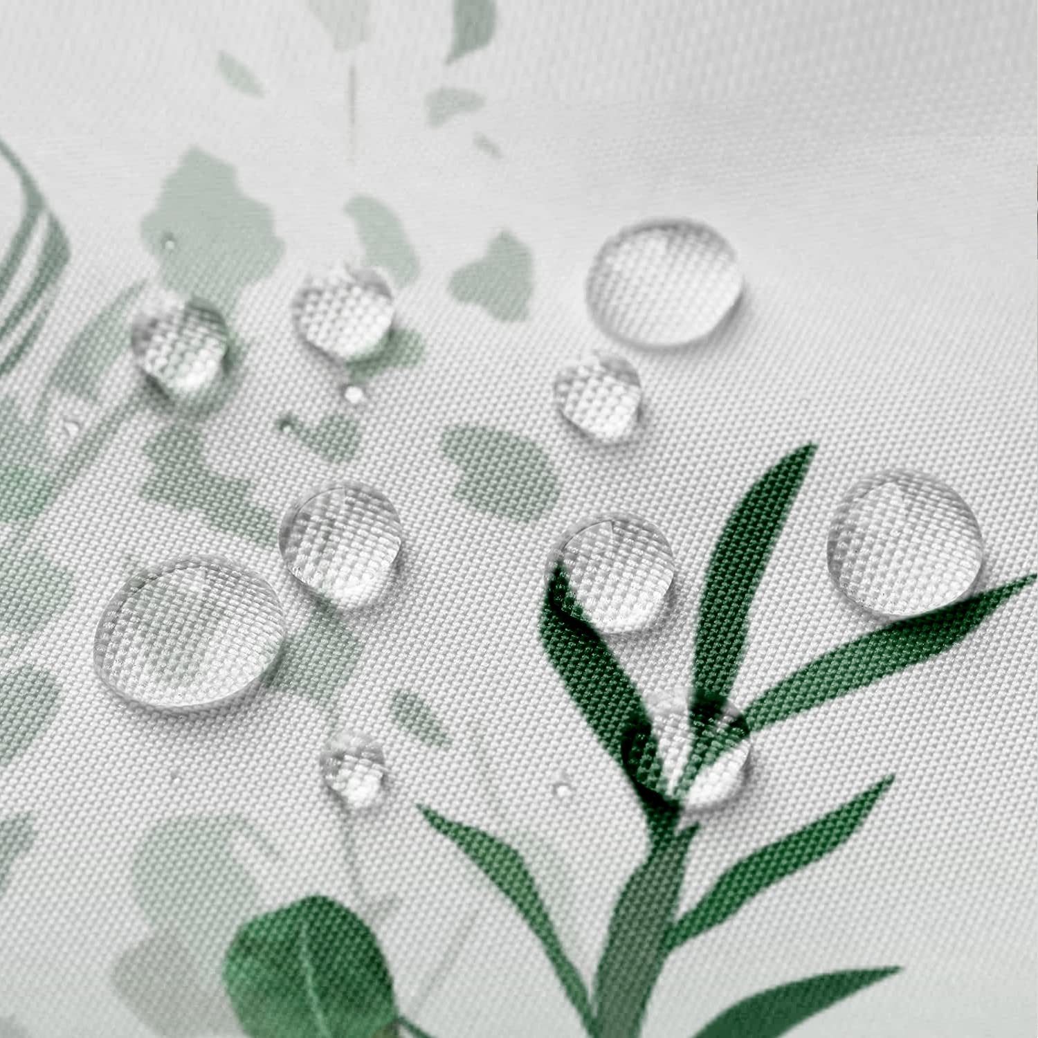 M&W DAS DESIGN Duschvorhang Shower curtains Anti schimmel Waschbar ​​180x200 Duschvorhang grün