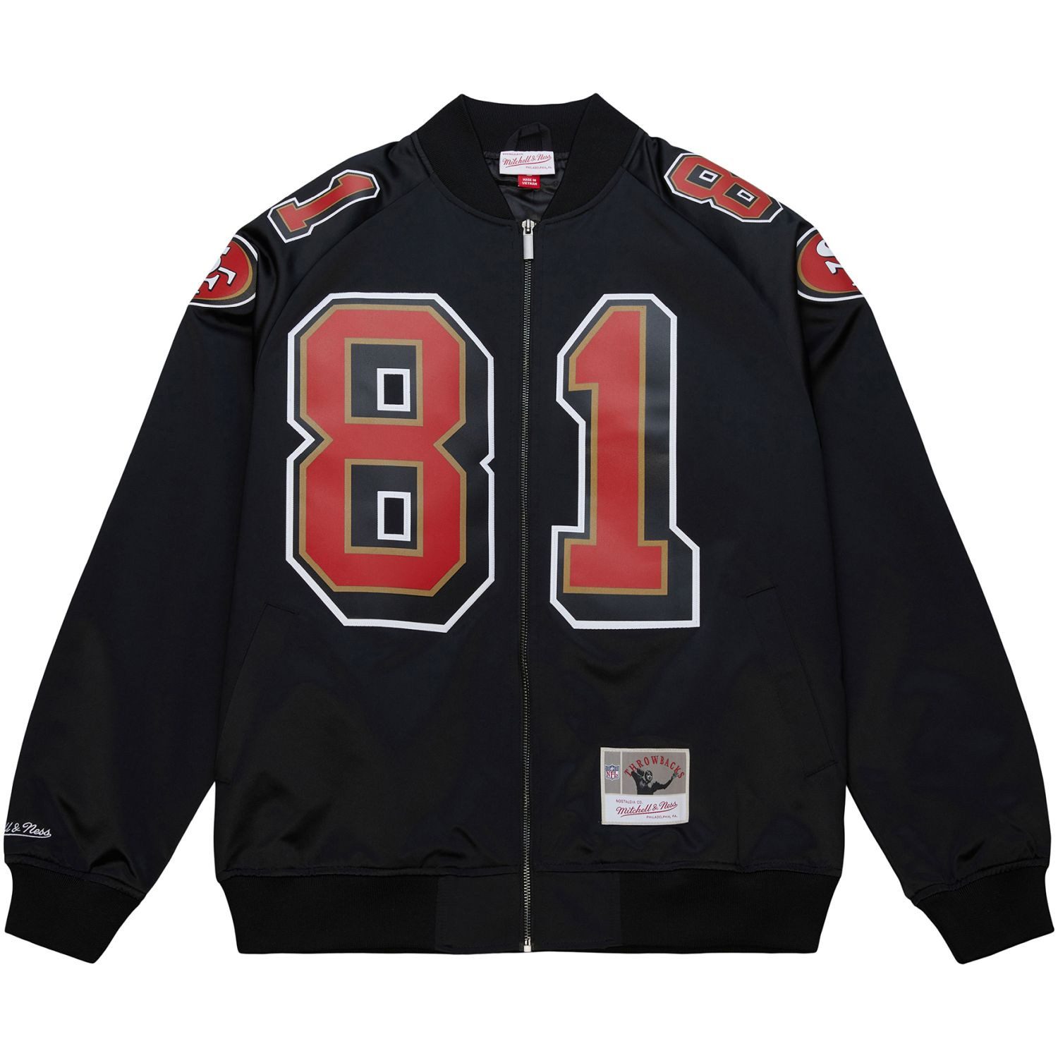 Mitchell & Ness Bomberjacke Satin San Francisco 49ers Terrell Owens