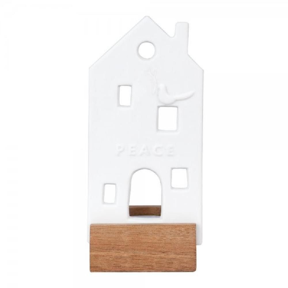 Räder Windlicht Design Lichtobjekt Friedenshaus Weiß