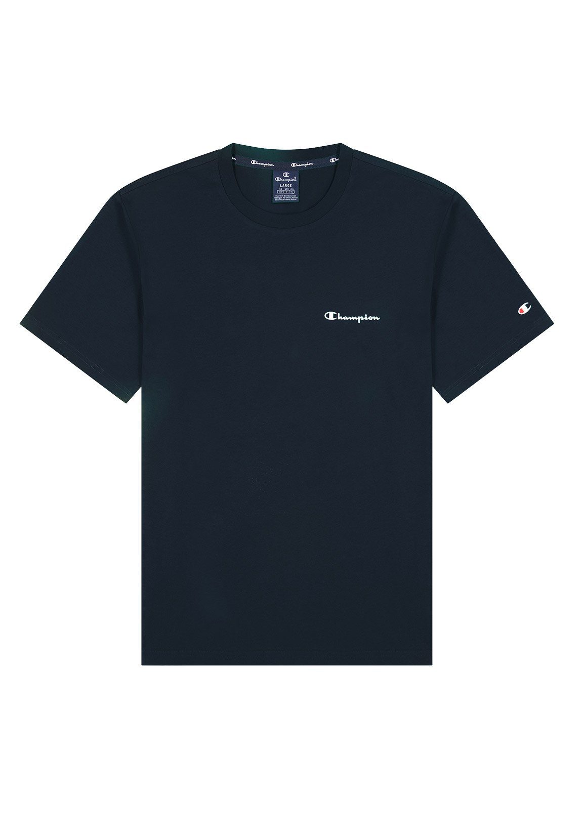 Champion T-Shirt Champion Herren T-Shirt schwarz Dunkelblau BS501 NNY 217159