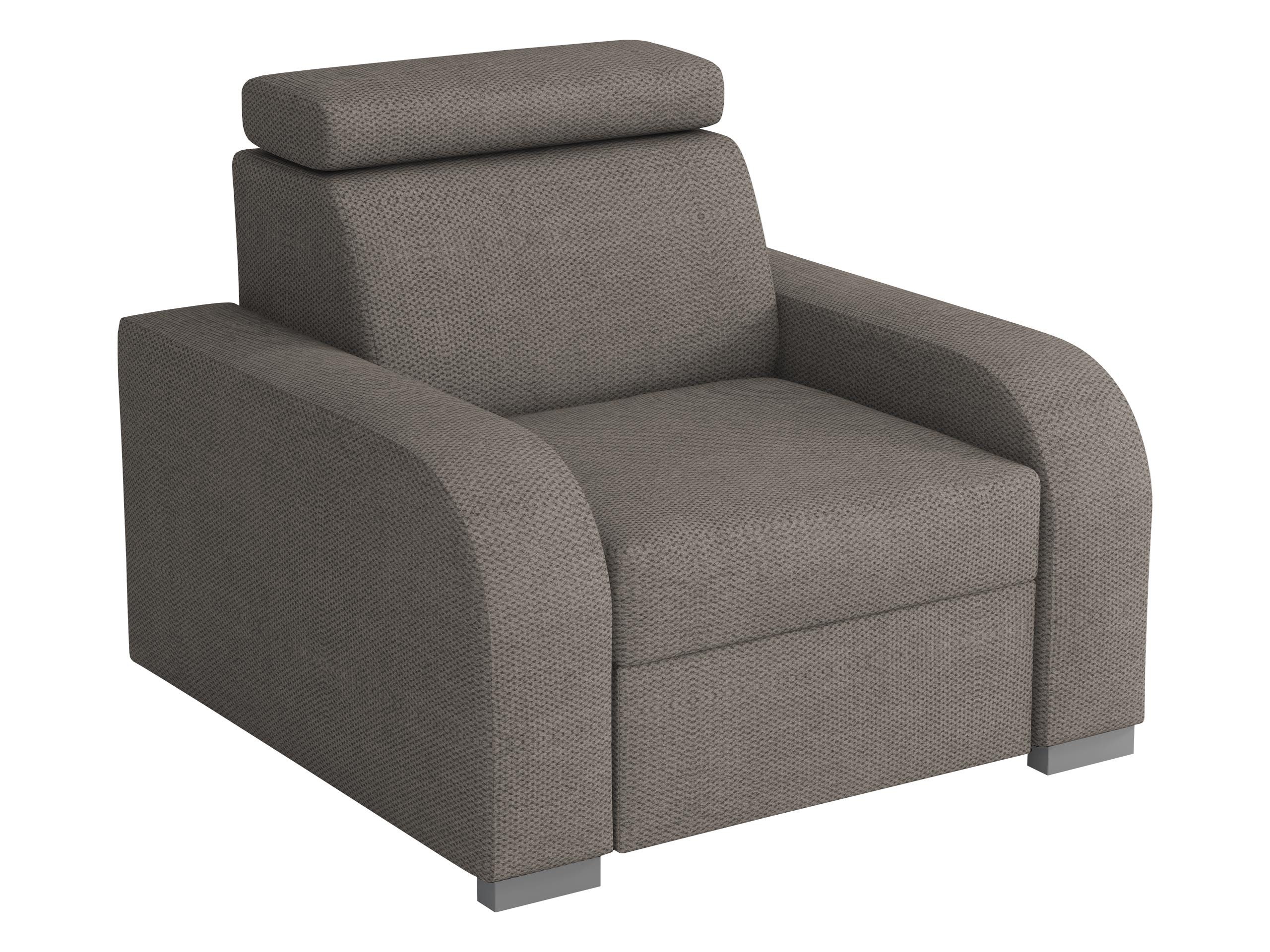MIRJAN24 Sessel Oslo 1, Einstellbare Kopfstützen, 105x100x85-100 cm