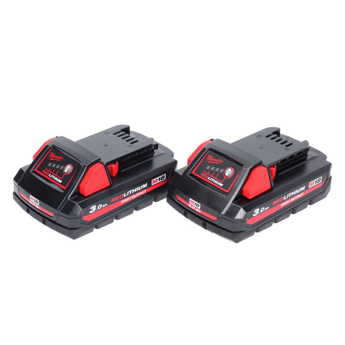 Milwaukee M18 HB3 High Output 2x 18 V 3,0 Ah / 3000 mAh Li-Ion Akku (2x 493247 Akkupacks