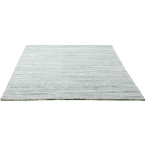 Teppich San Diego, THEKO, rechteckig, Höhe: 13 mm, handgewebt, Knüpfoptik, meliert, leichter seidiger Glanz