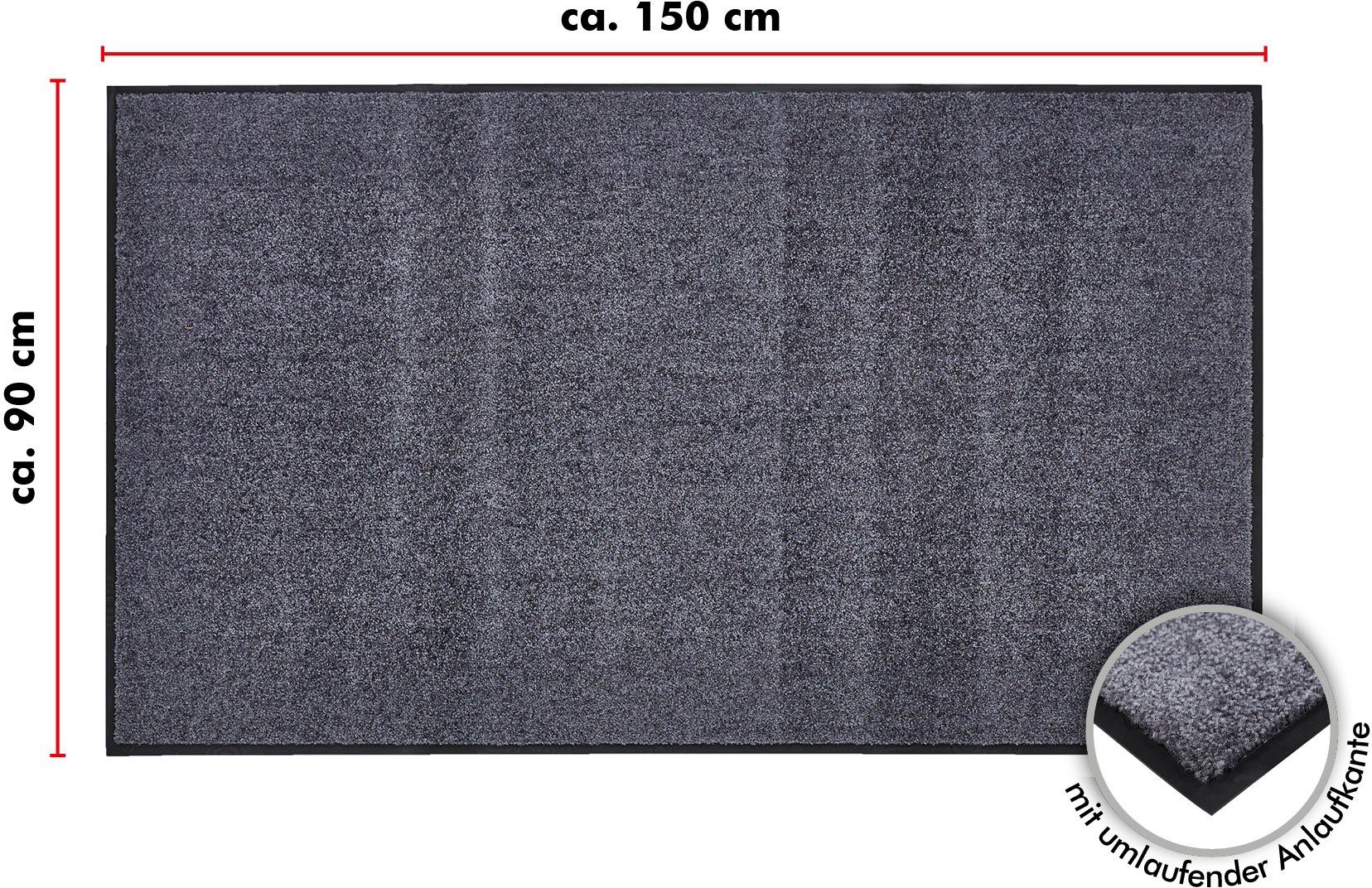 Andiamo Fußmatte "Super Wash & Clean, Made in Belgium" rechteckig 7 mm Höhe günstig online kaufen