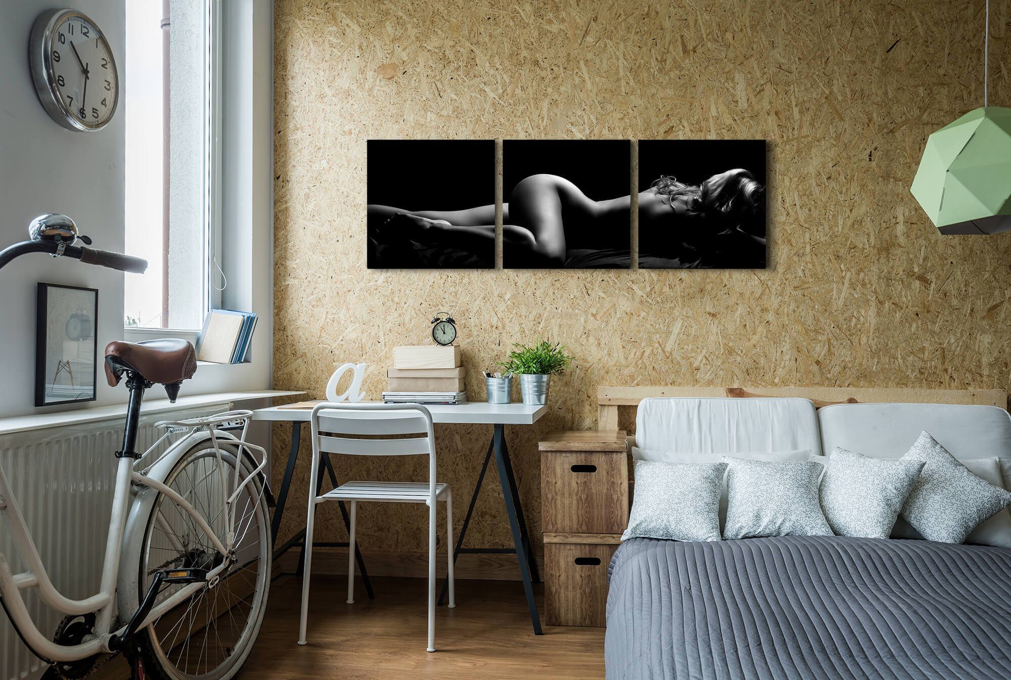 Sinus Art Leinwandbild Nackte Frau im günstig online kaufen