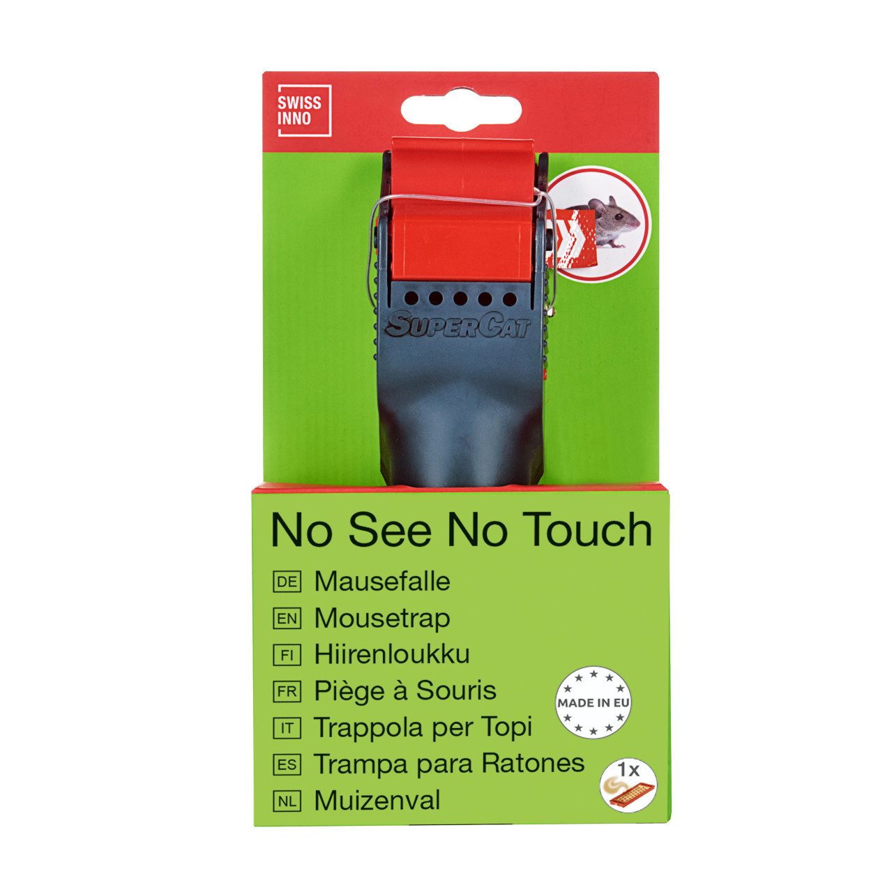 Swissinno Schlagfalle Swissinno Mausefalle NO SEE NO TOUCH inkl.
