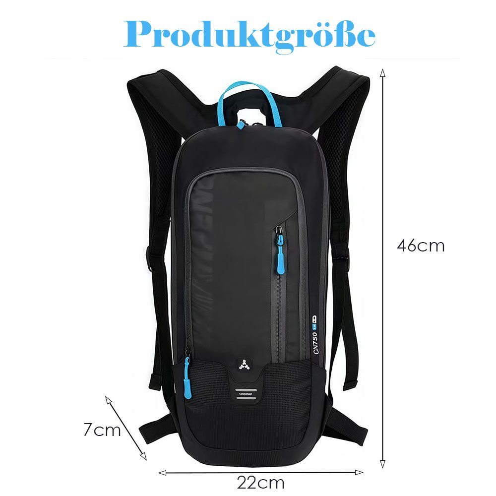 AFKSMILE Fahrradrucksack Kleiner Fahrradrucksack Trinkrucksack Wasserdicht Rucksäcke fürWandern, Sportrucksack Ultraleicht Fahrrad Rücksack für Klettern Fahrradfahren