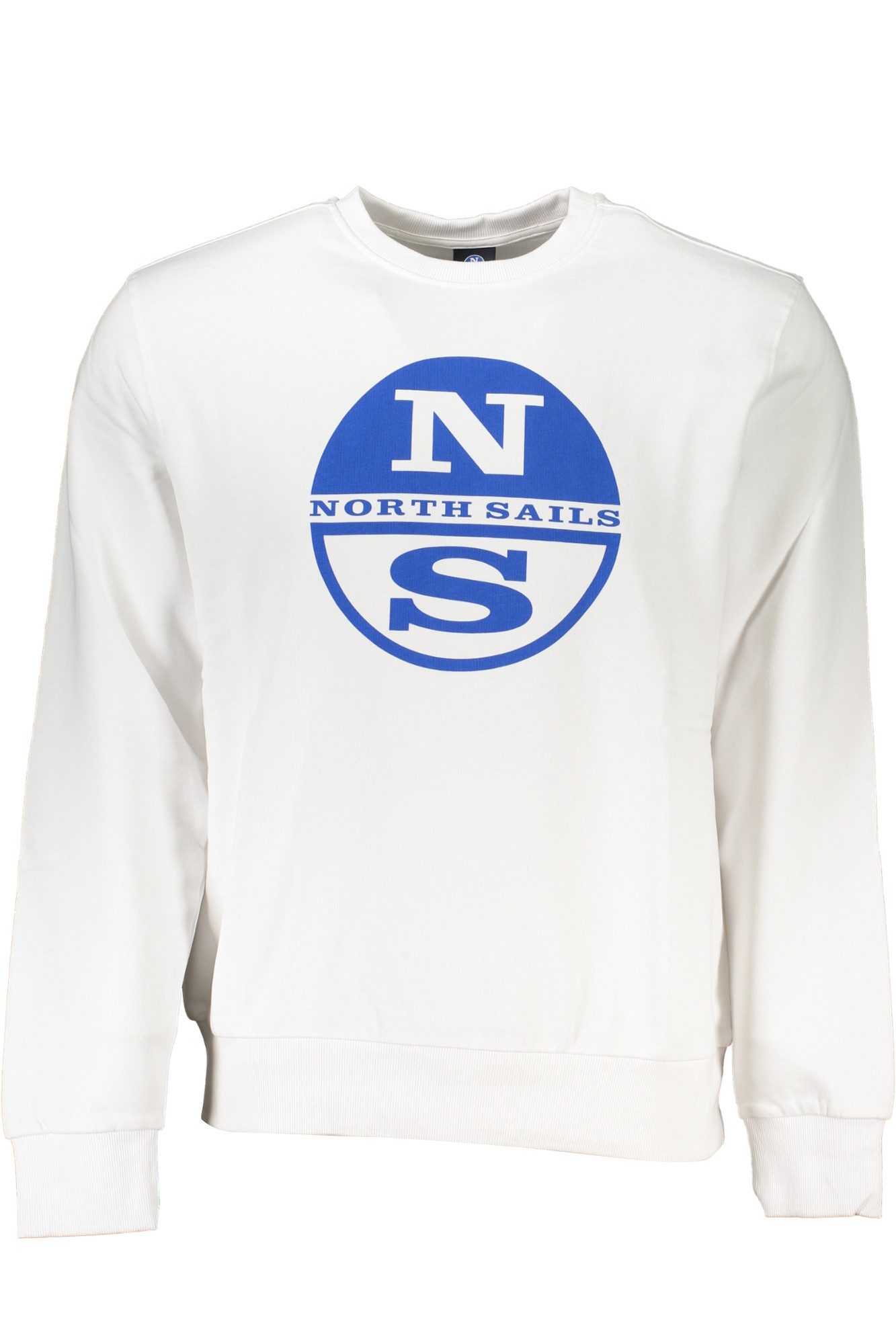 North Sails Sweatshirt Weißes Herren-Langarm-Sweatshirt ohne
