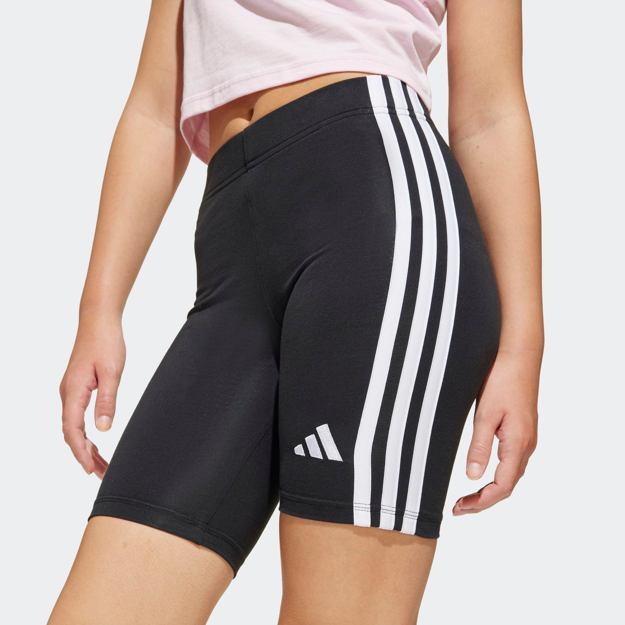 adidas Sportswear Shorts ESSENTIALS KIDS KURZE LEGGINGS für Kinder, aus Baumwolle und Elasthan, mit Gummizug