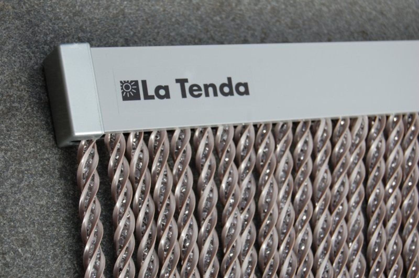 La Tenda Insektenschutz-Vorhang La Pro 210 - Streifenvorhang 2 beige, cm, einfache x PVC 90 Montage BELLANO Tenda