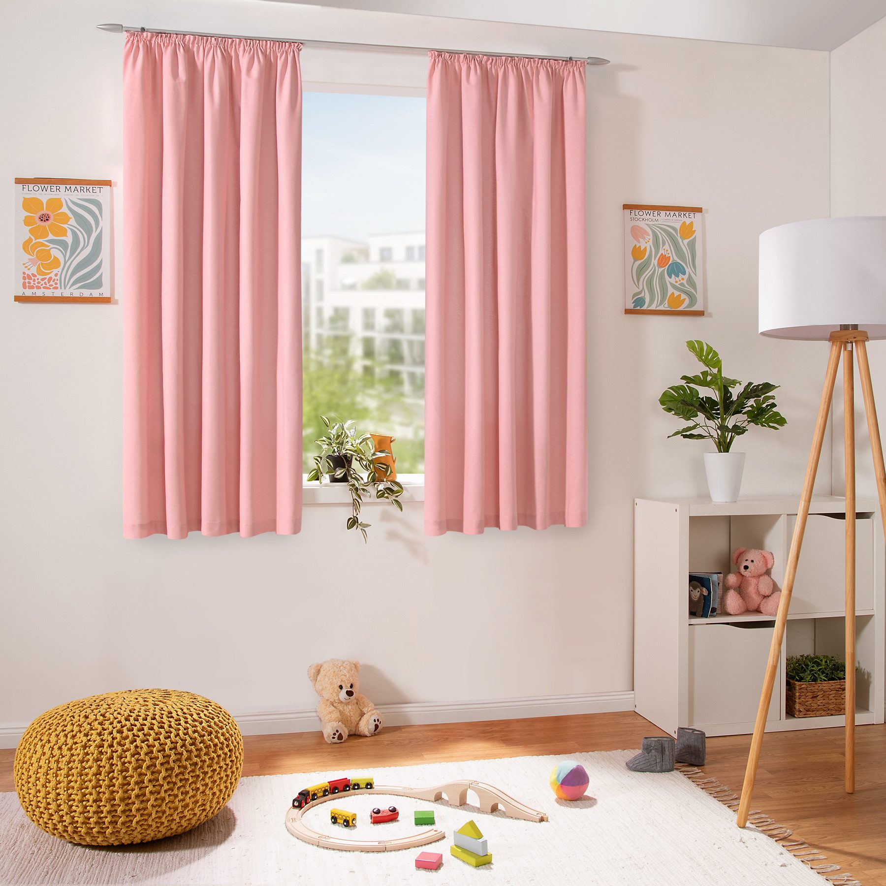 heimtexland Vorhang Dekoschal Baumwolle Fensterdeko Gardine blickdicht (1 S günstig online kaufen