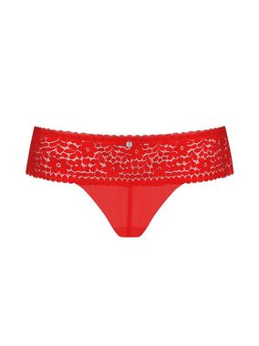 Obsessive Panty Panty Blossmina rot in Übergrößen mit Spitze Slip (einzel, 1-St)