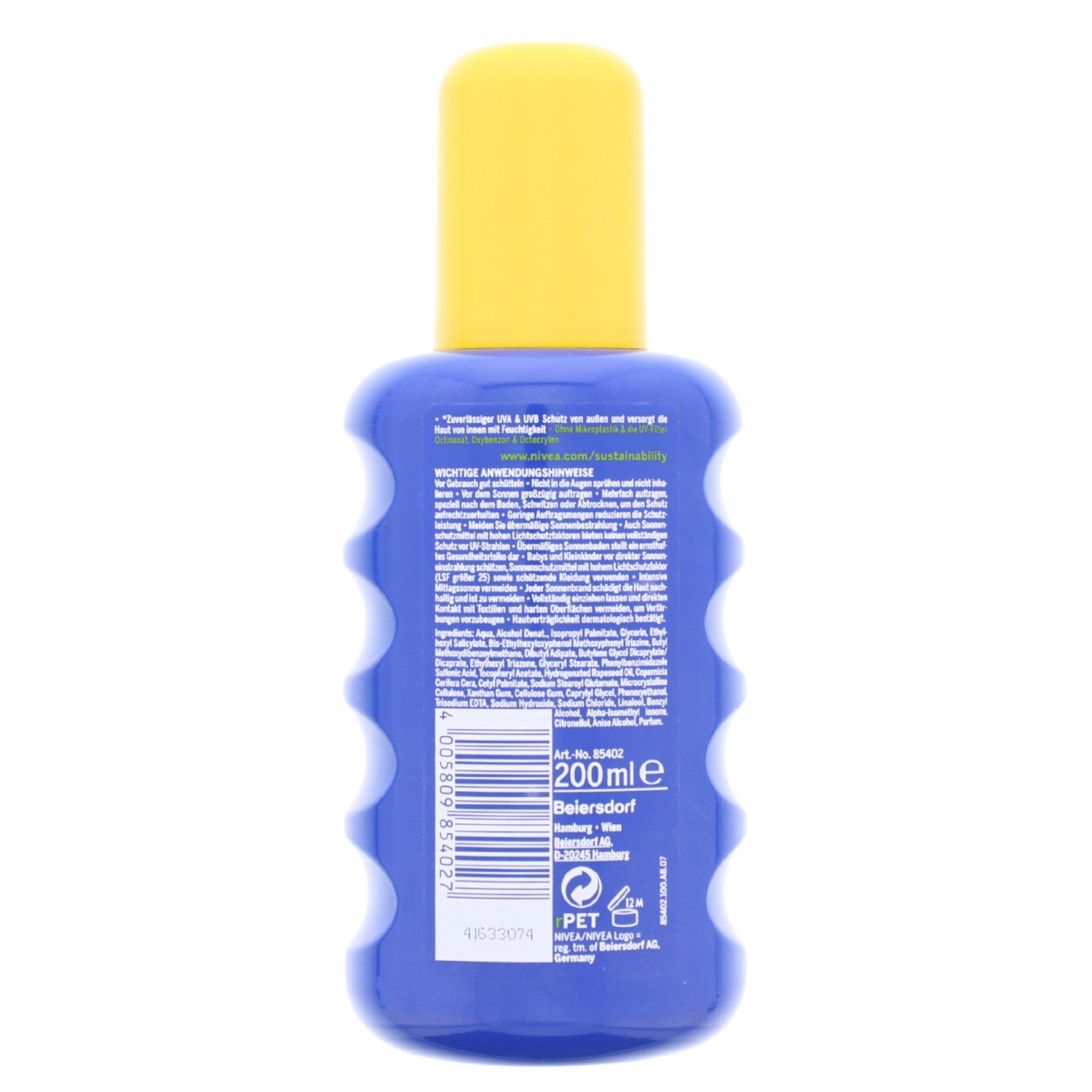 Nivea Sonnenschutzlotion NIVEA SUN Schutz & Pflege Sonnenspray LSF30 Feuchtigkeitsspendender So