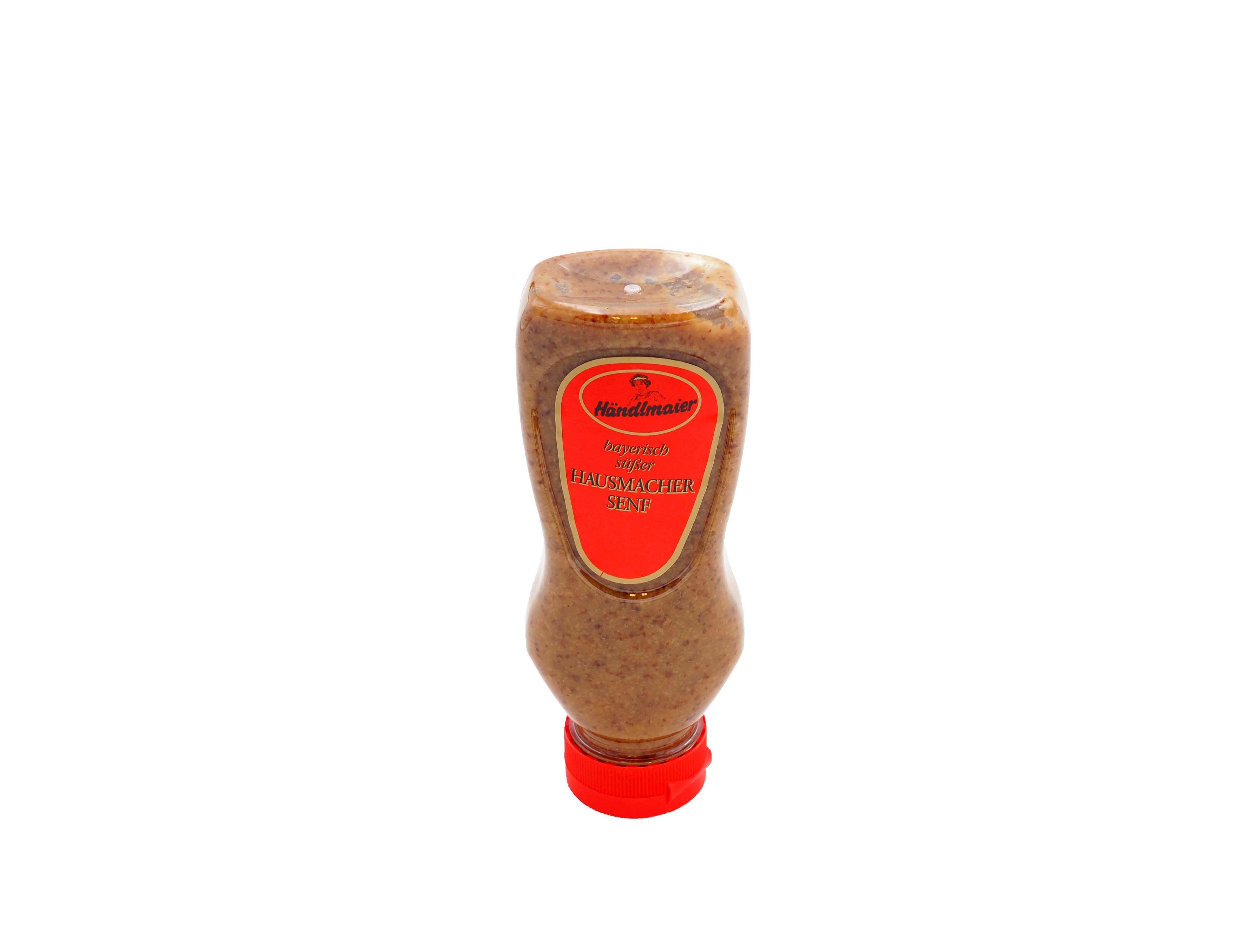 Händlmaier Saucen Süßer Hausmachersenf – 8 × 225 ml Squeeze-Flasche