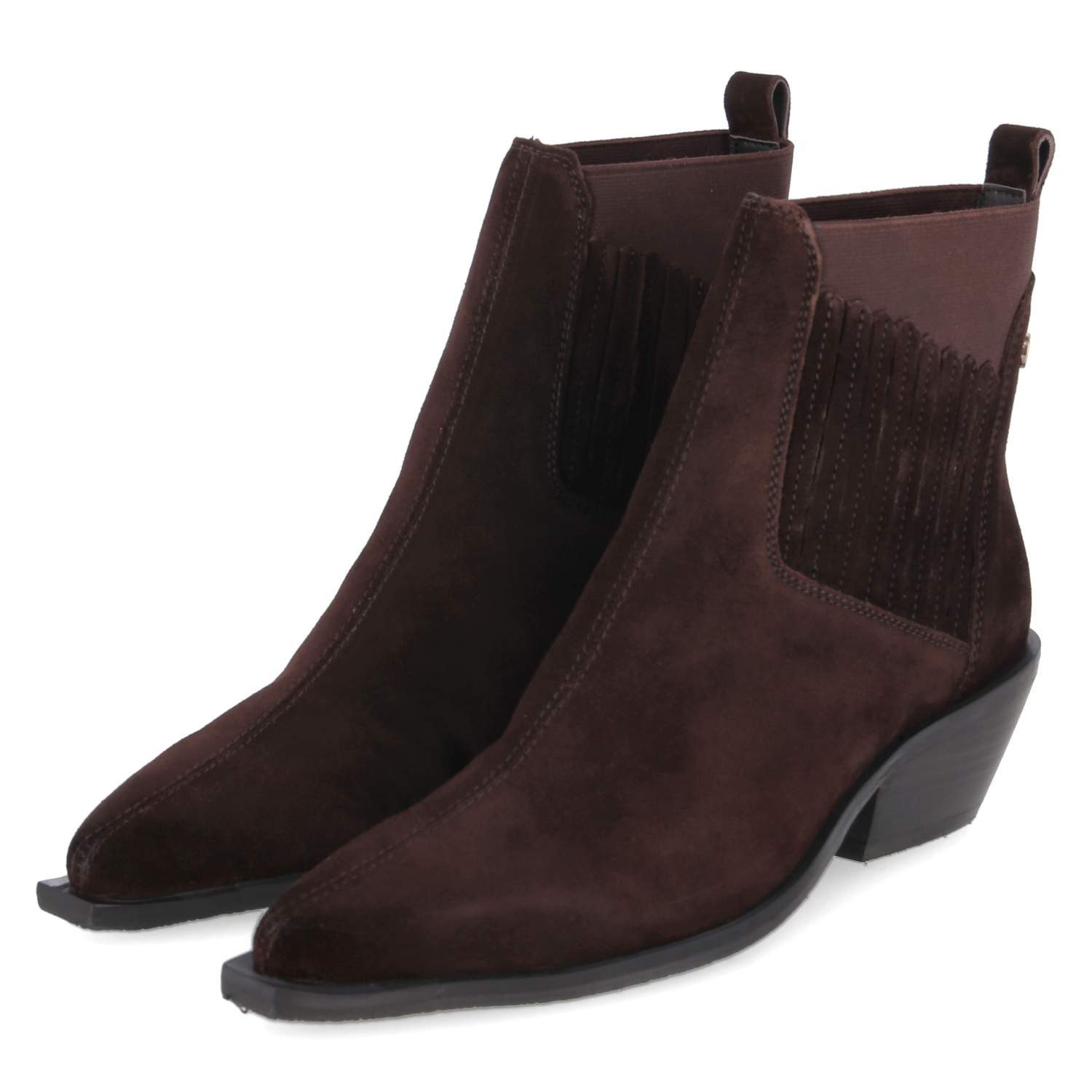 Copenhagen Studios Copenhagen Shoes CS9050-0018 dk brown Damen Rauleder brown Westernstiefel