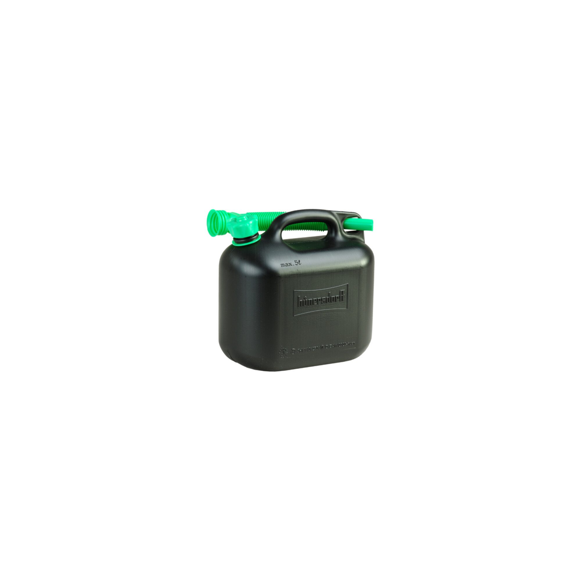 hünersdorff Benzinkanister Hünersdorff Kraftstoff-Kanister CLASSIC 5 L, HDPE schwarz, besonders s
