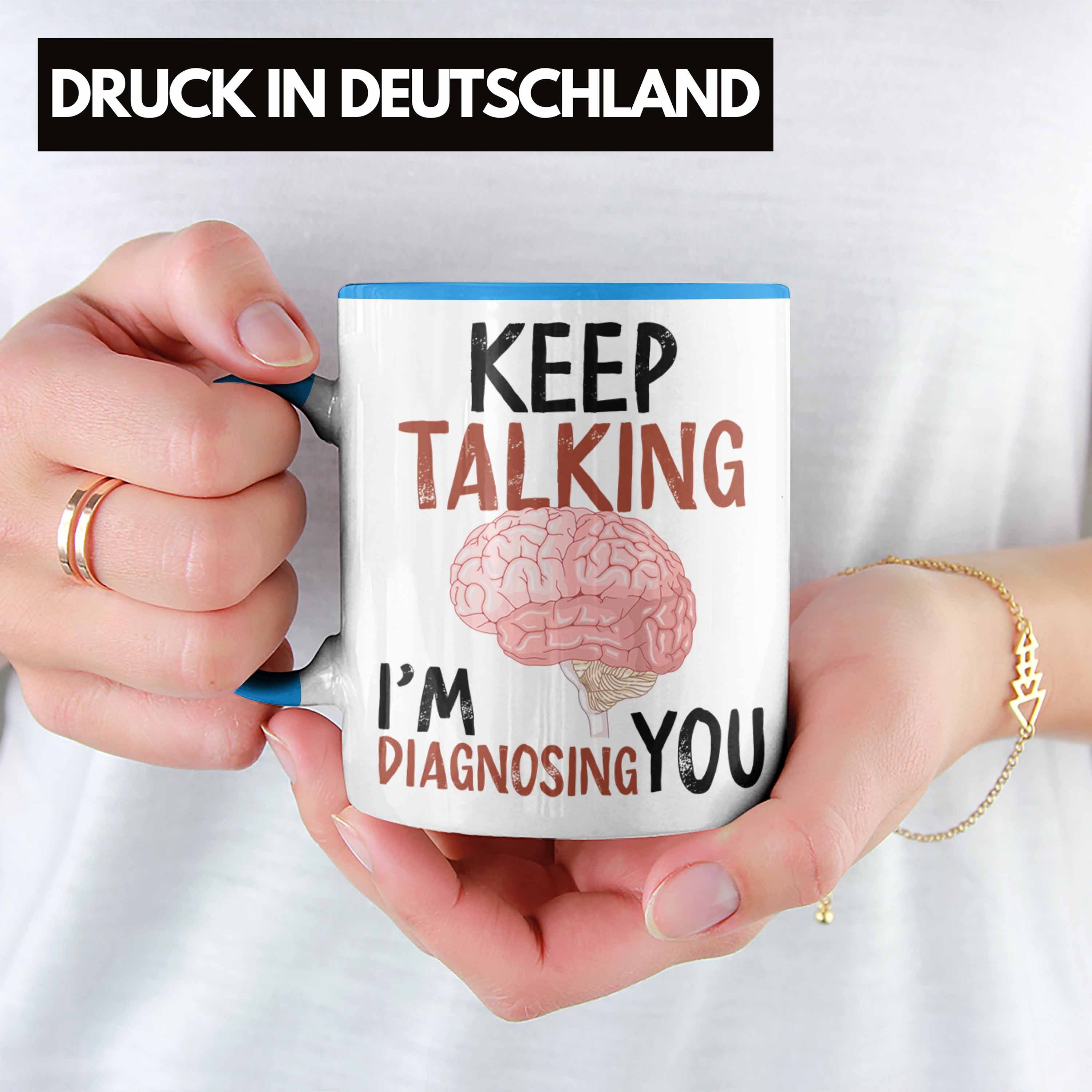 Trendation Tasse Psychologie Tasse Lustige Geschenkidee für Psychologinnen Psychologen