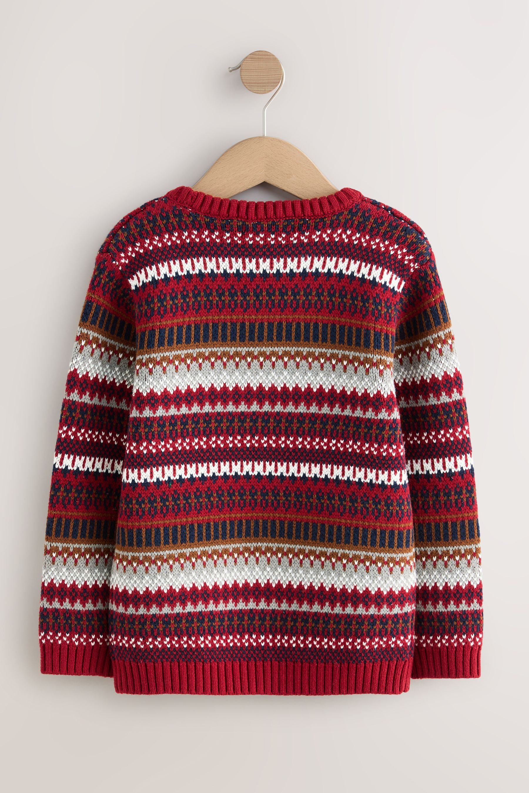 Next Norwegerpullover Rundhalspullover aus Strick mit Fairisle-Muster (1-tlg)