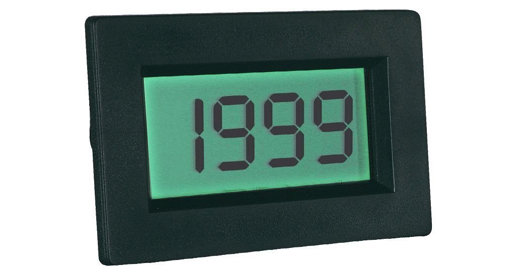PeakTech Spannungsprüfer PeakTech LDP-14: LCD Voltmeter-Einbaumodul mit Hintergrundbeleuchtung