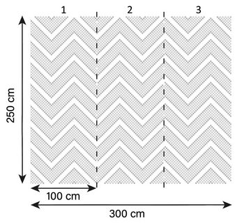 A.S. Création Fototapete A.S. Création XXL 5 Fototapete, Zickzackmuster, 4m x 2,67m