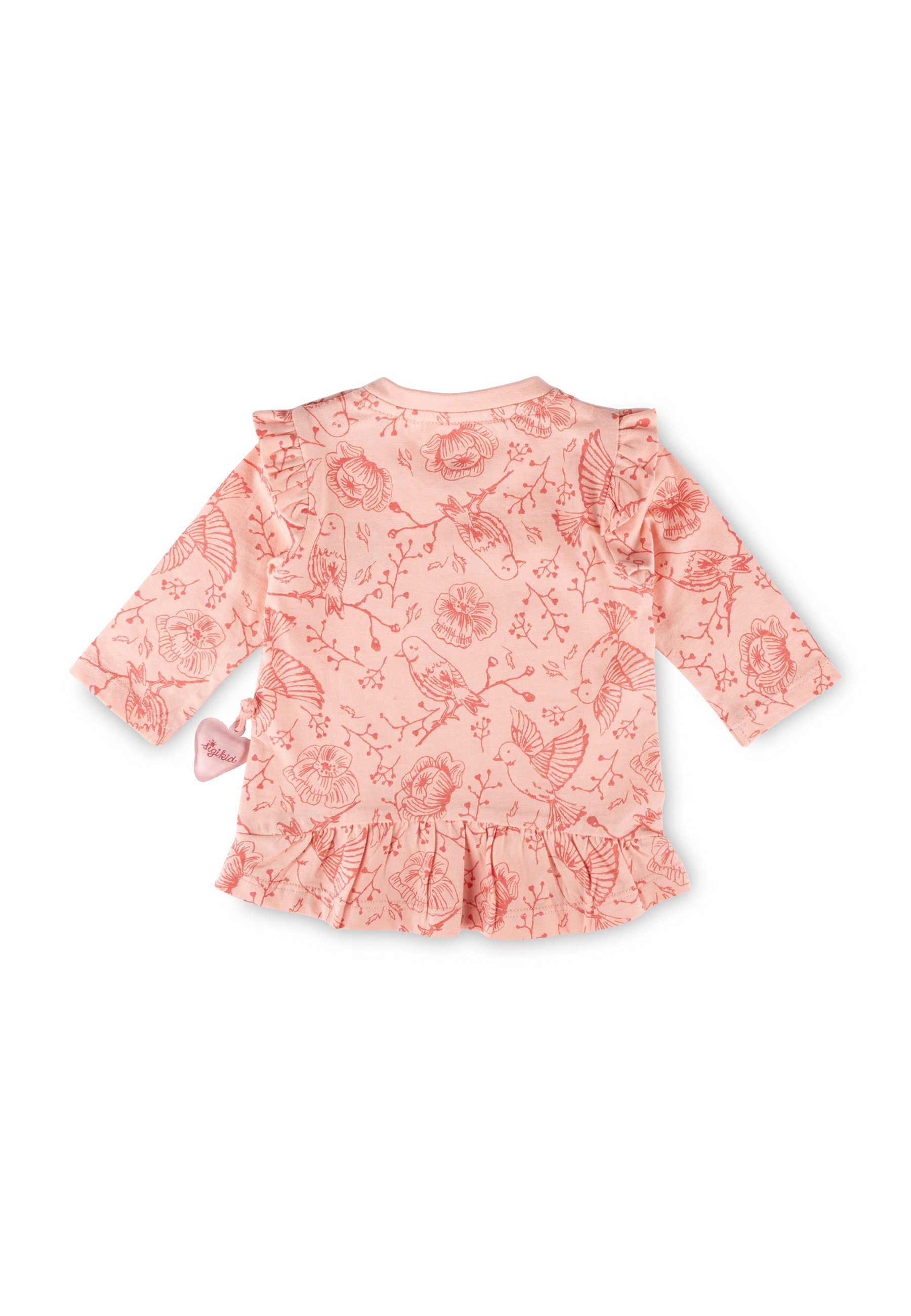 Sigikid Longshirt Pink Birds für Babys Mädchen (1-tlg)