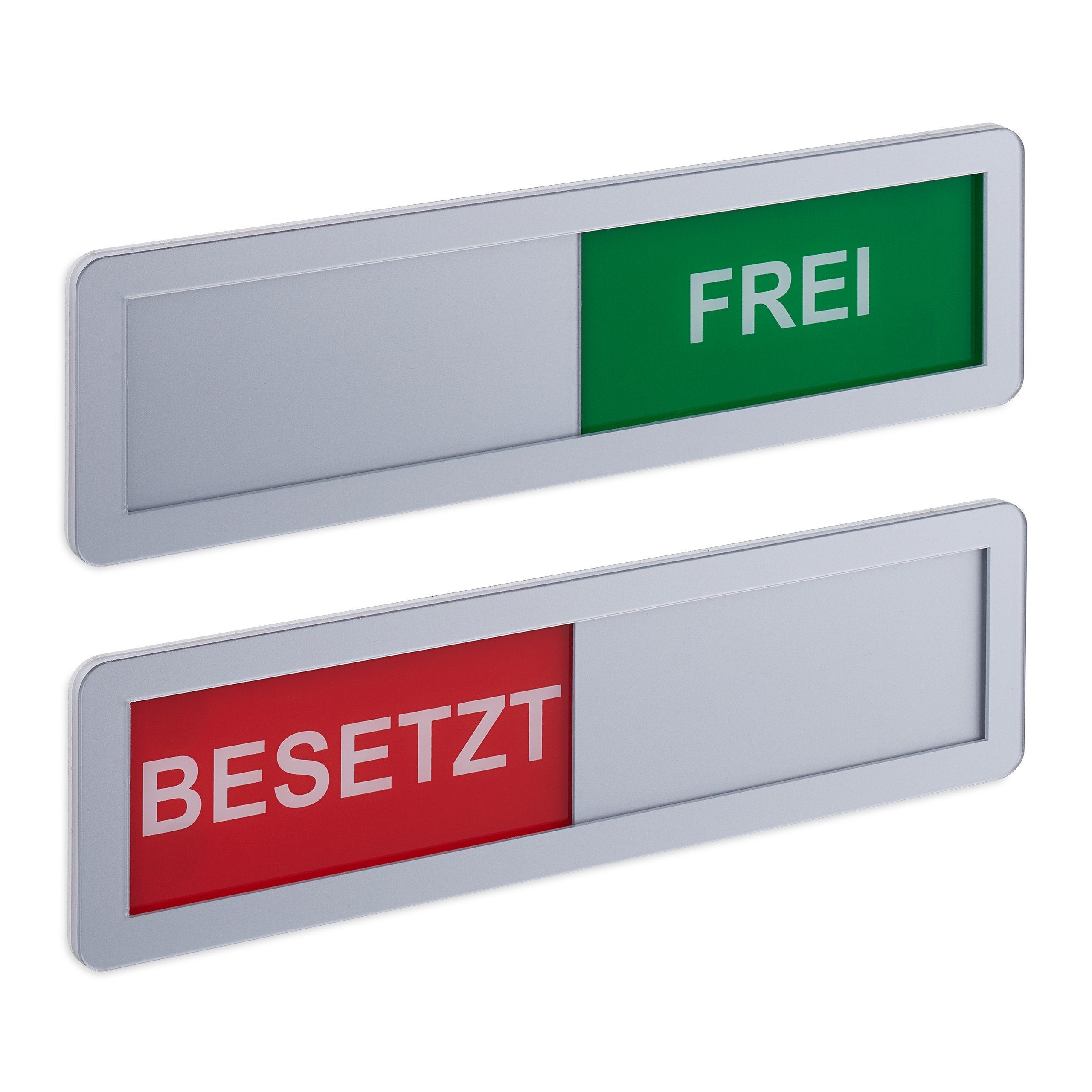relaxdays Dekohänger Türschild Besetzt Frei im 2er Set günstig online kaufen