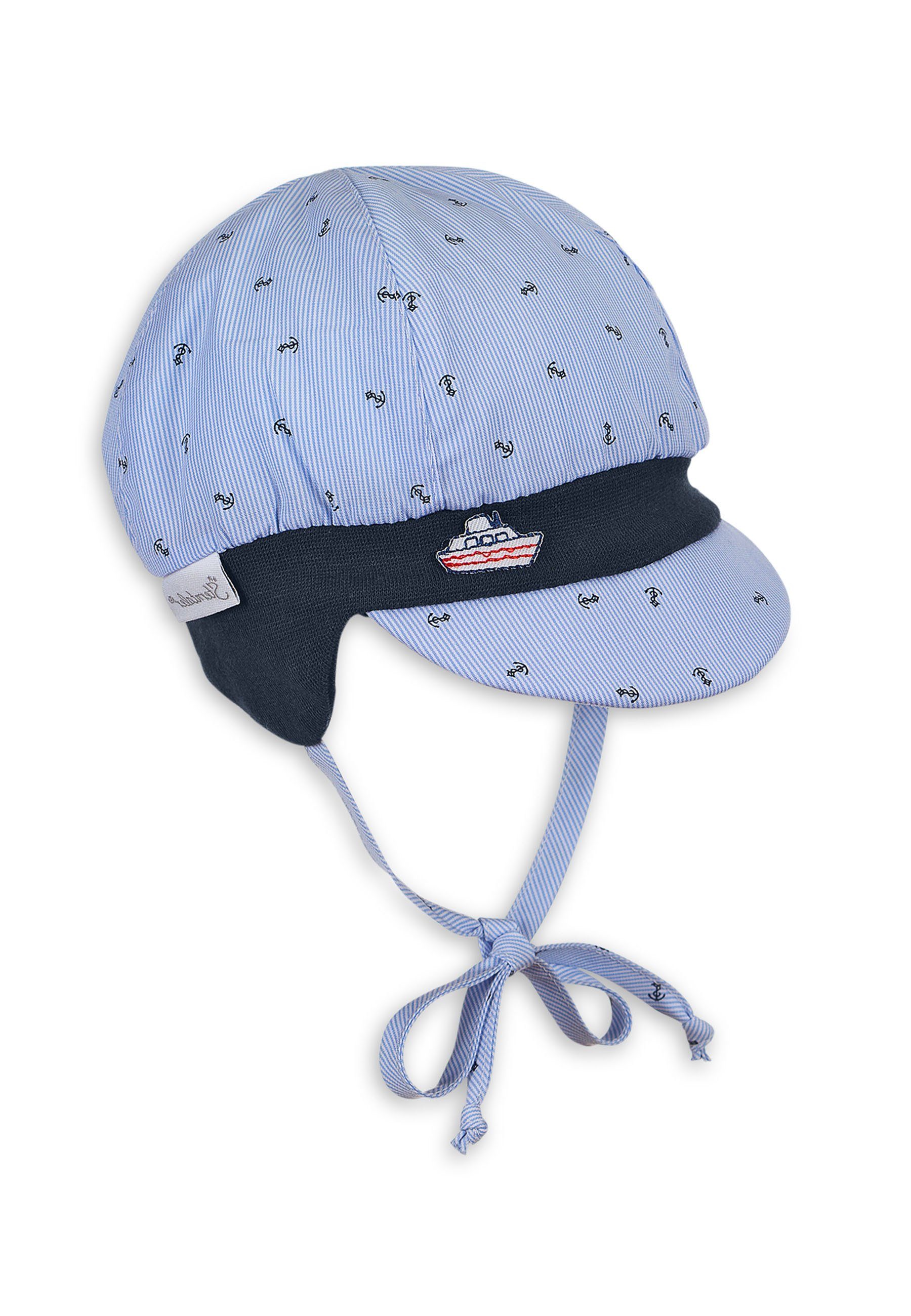 Sterntaler® Strickmütze Mütze (1-St) Baby Mütze mit Bindeband und Ohrenklappen