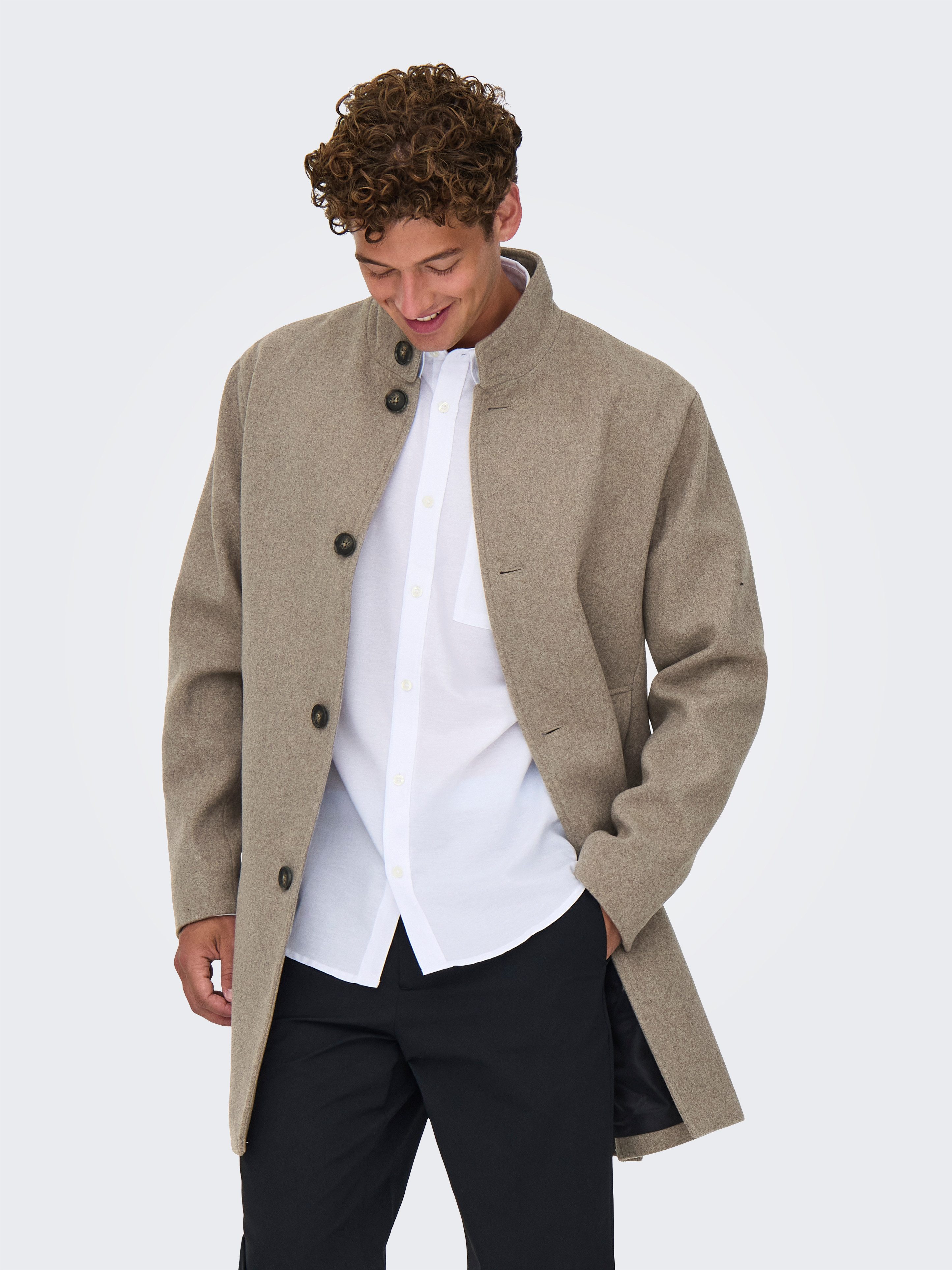 ONLY & SONS Kurzmantel ONSCHARLES WOOL COAT OTW günstig online kaufen