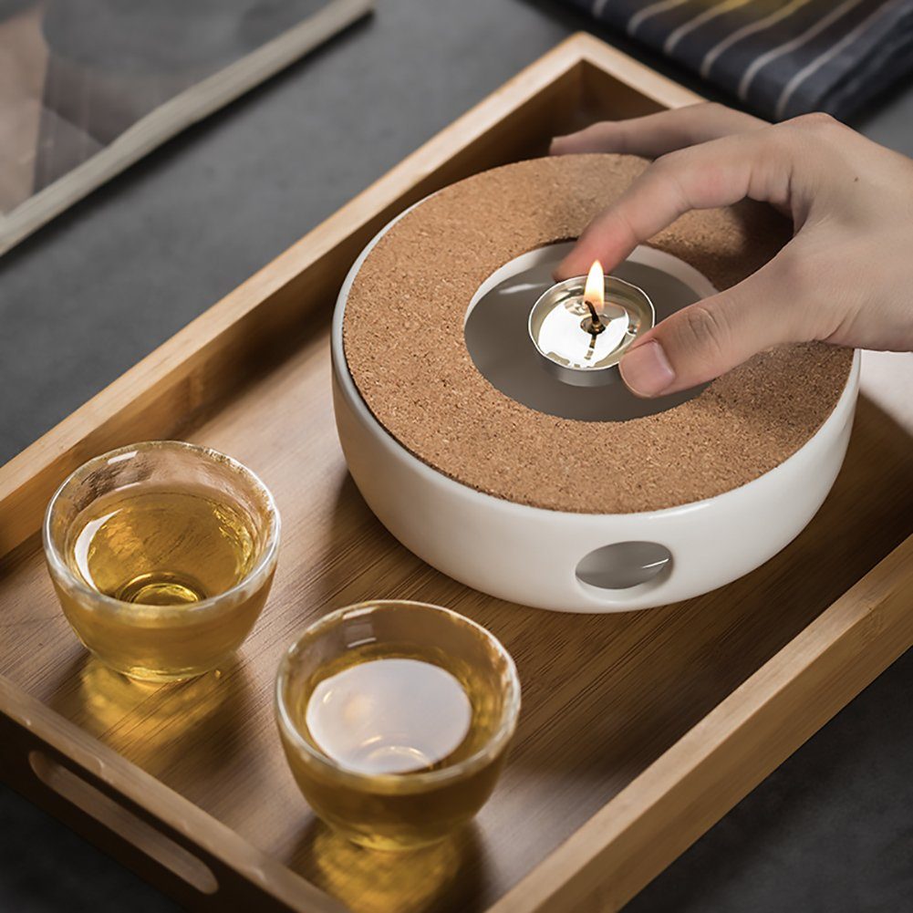 ZAXSD Teelichthalter für zum Teewärmer, Teelichtofen,Stövchen,Stövchen von Kaffee Tee Teelichtofen, Geeignet und Erhitzen Teekanne