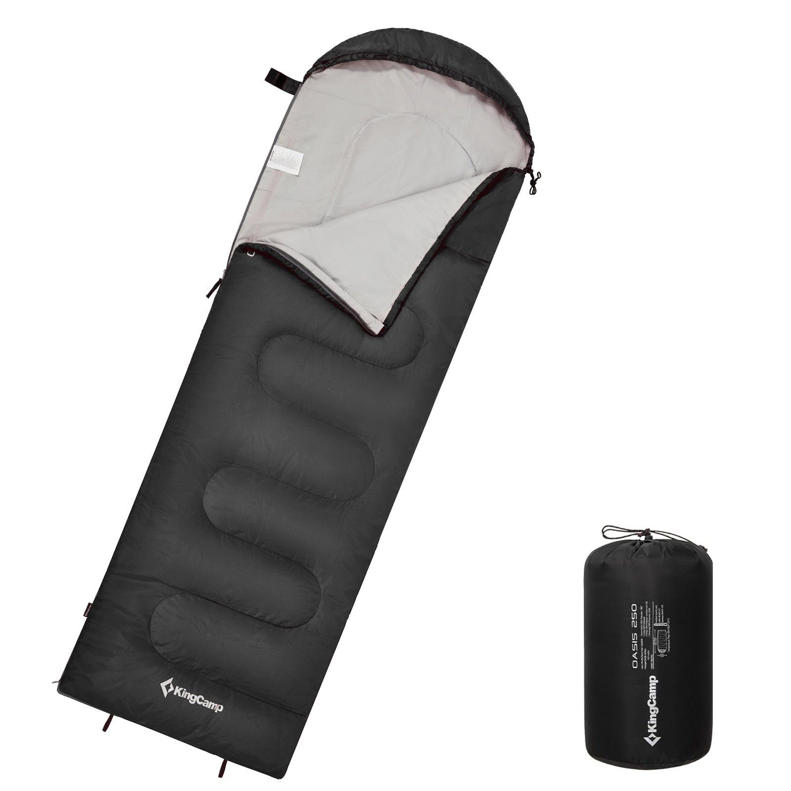 KingCamp Schlafsack Decken Schlafsack Oasis 250 Sommer - Camping Outdo