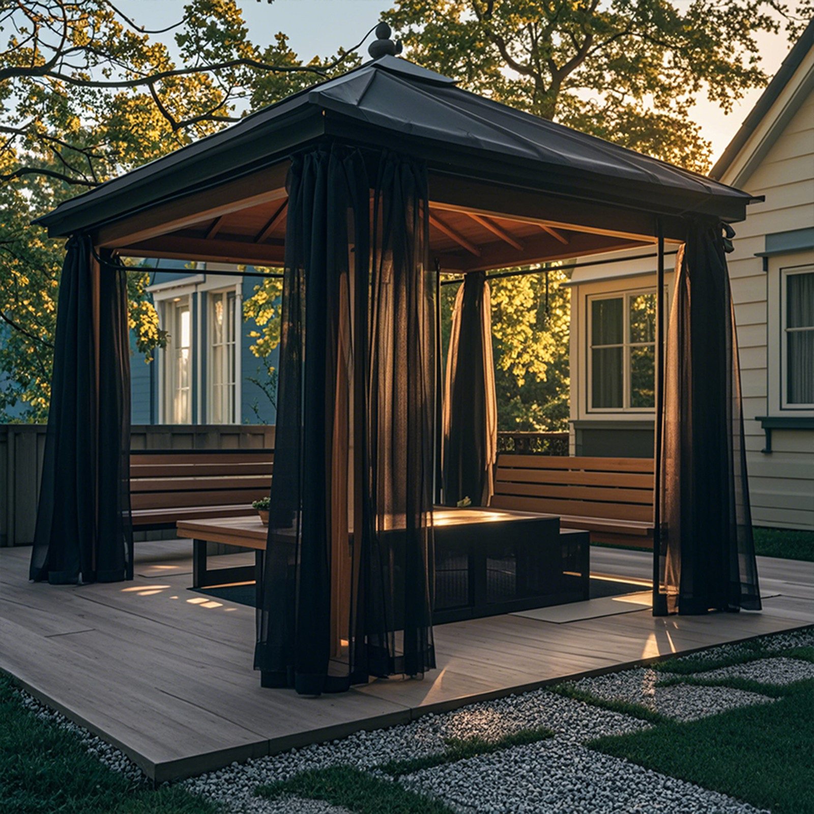 Jibenhome Moskitonetz Outdoor Gardine DIY Verstellbare günstig online kaufen