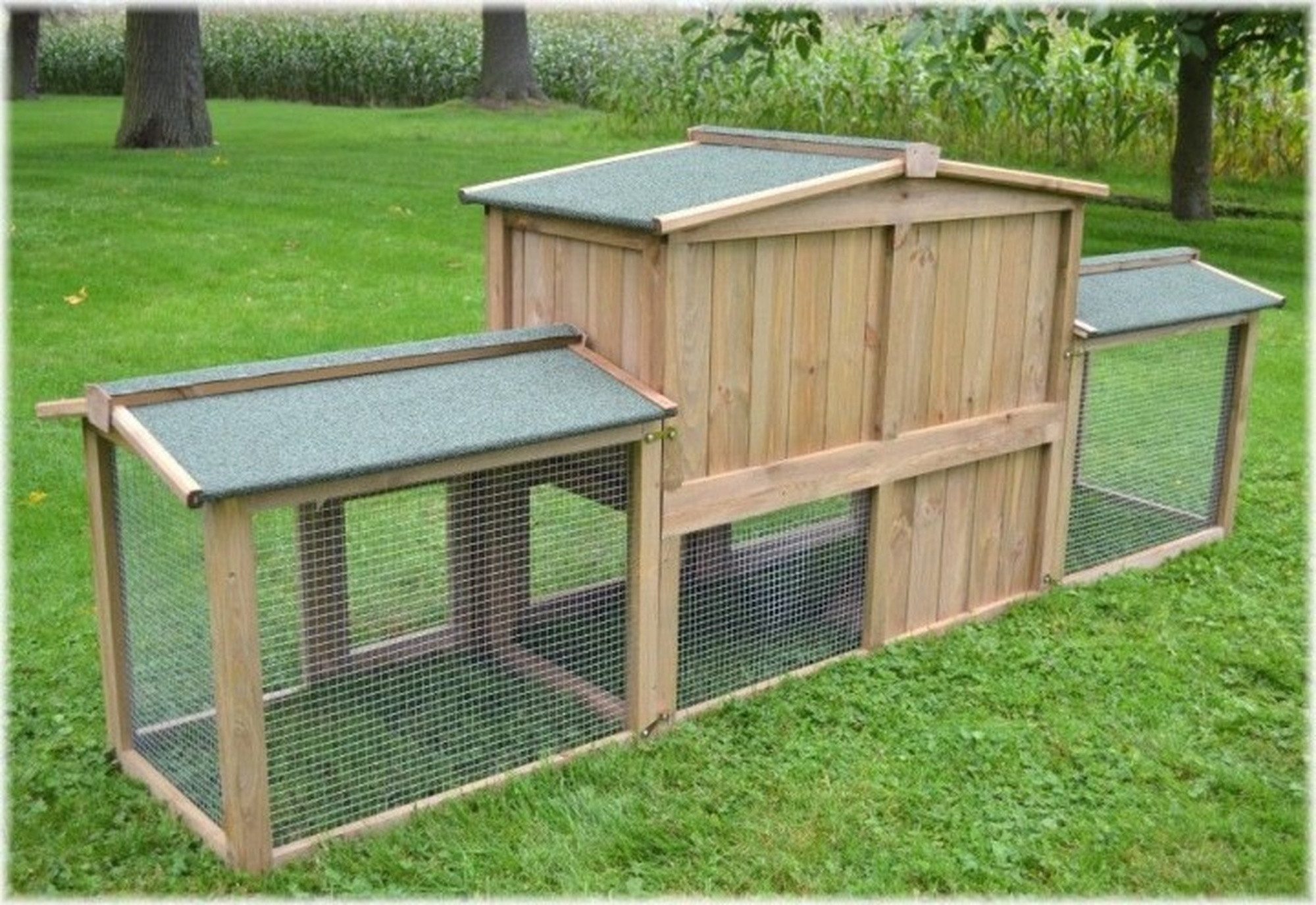 Zooprinz Kleintierstall Dr.Hase mit Doppelauslauf 248x52x90 günstig online kaufen
